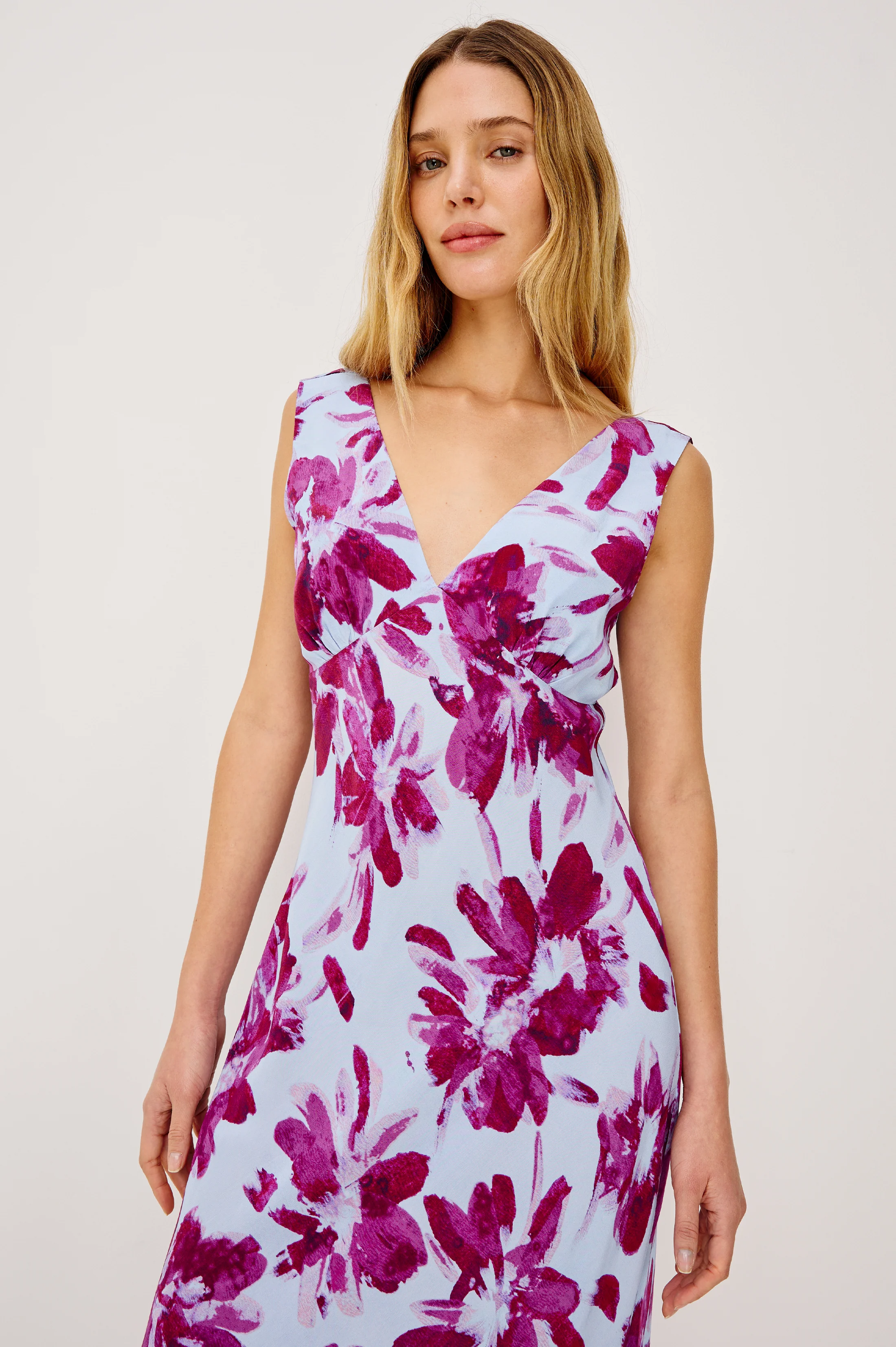AUDRINA DRESS - BLUE LILY - Image 2