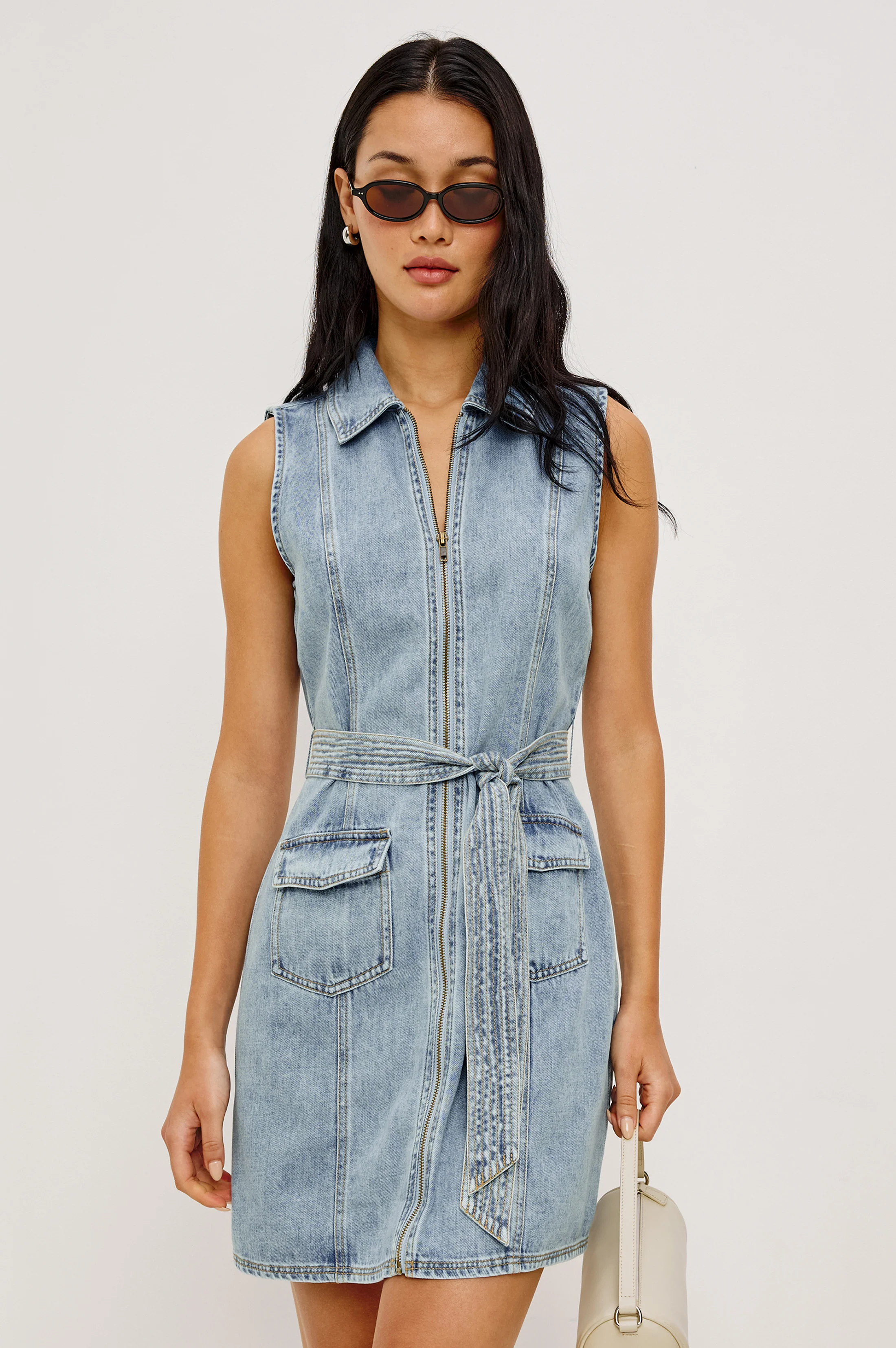 AURORA DRESS - FADED INDIGO