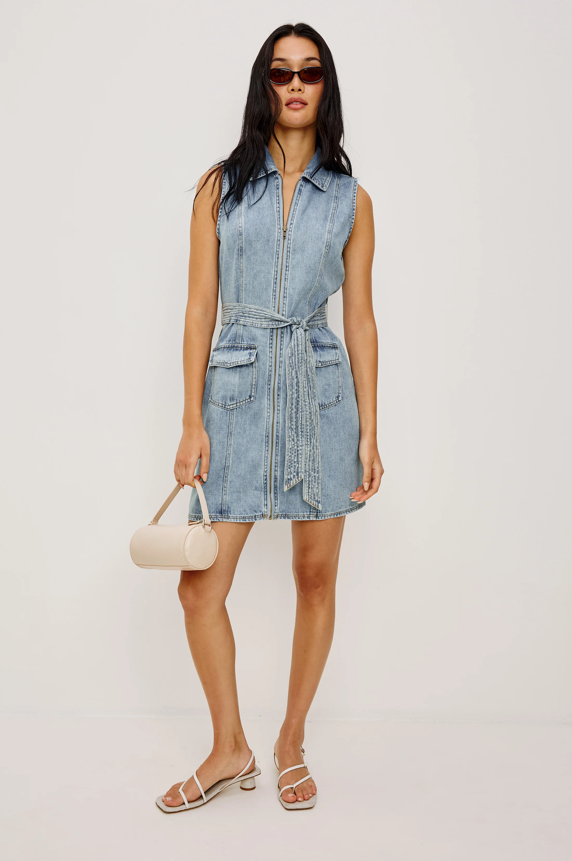 AURORA DRESS - FADED INDIGO - Image 3