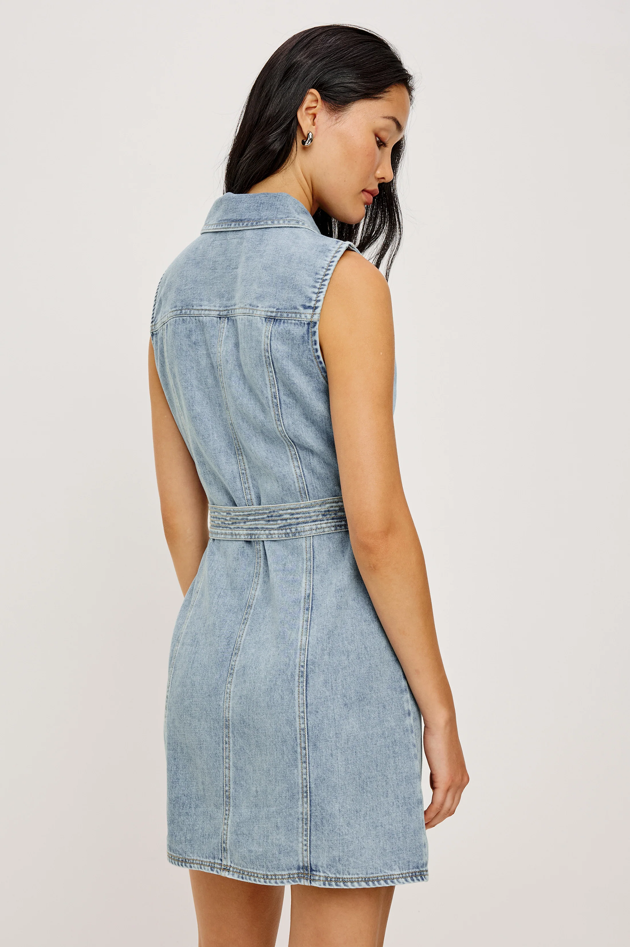AURORA DRESS - FADED INDIGO - Image 5