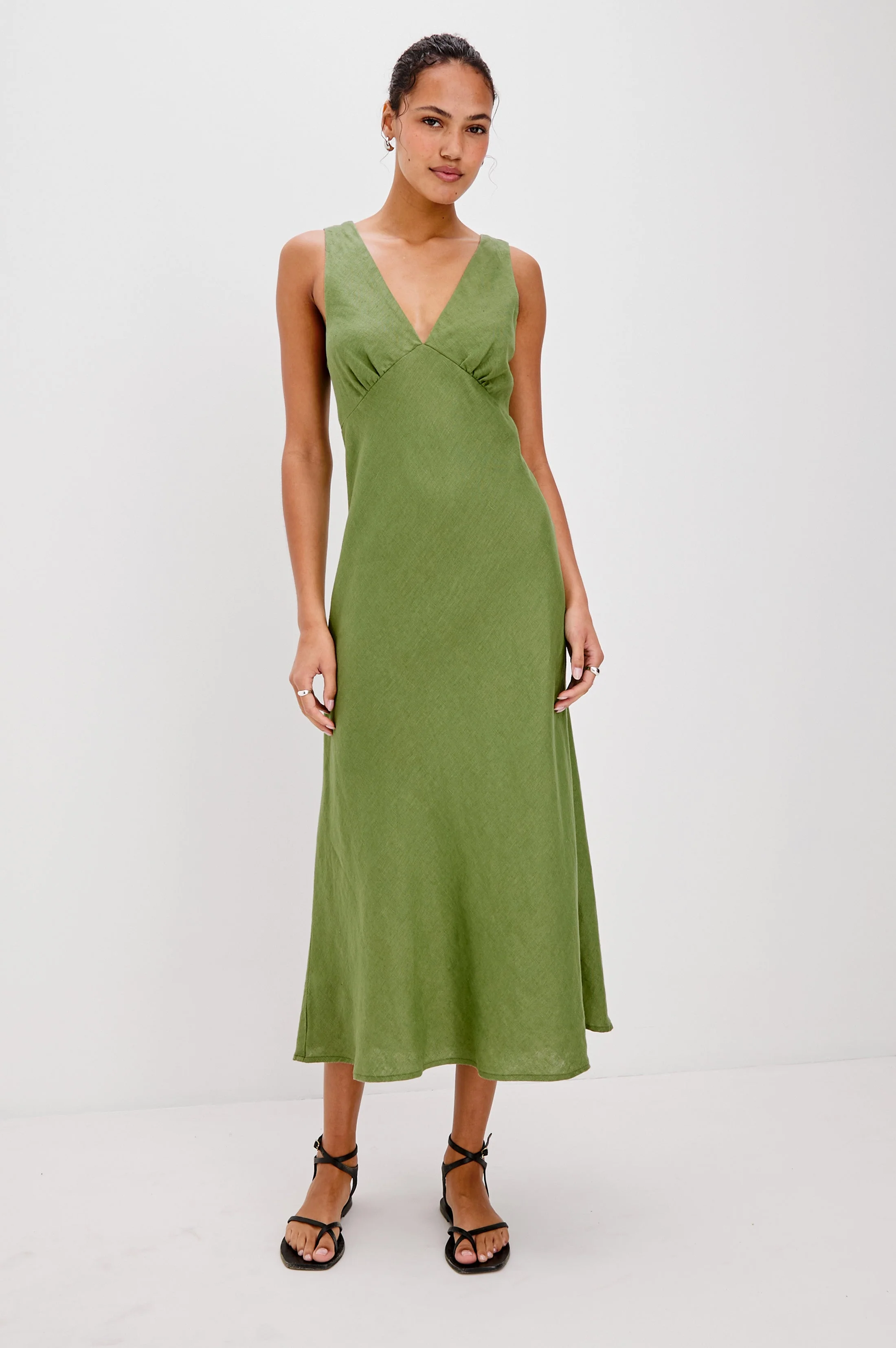 AVIANNA DRESS - DILL
