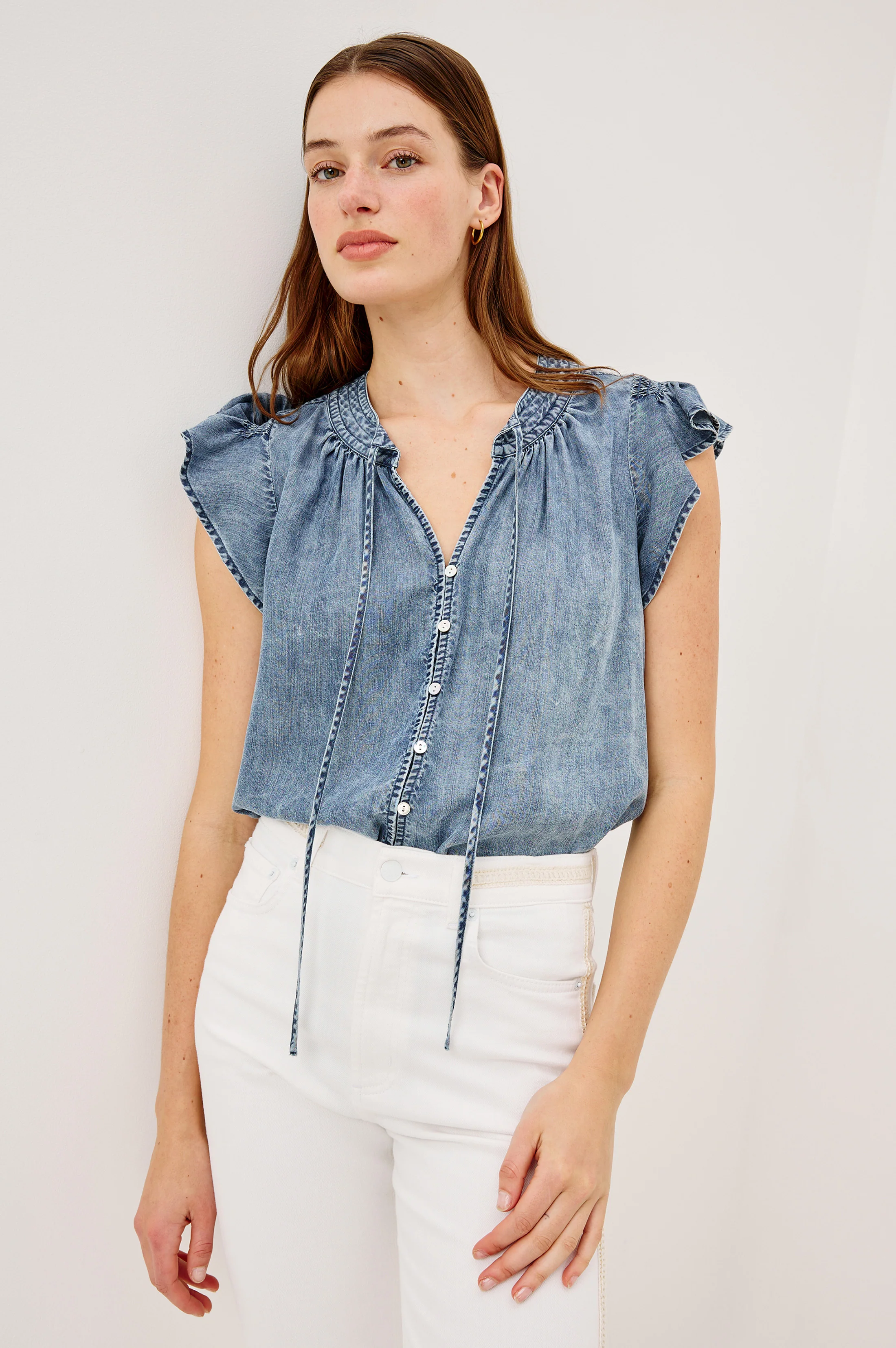 AVIVA TOP - BLUE RIDGE