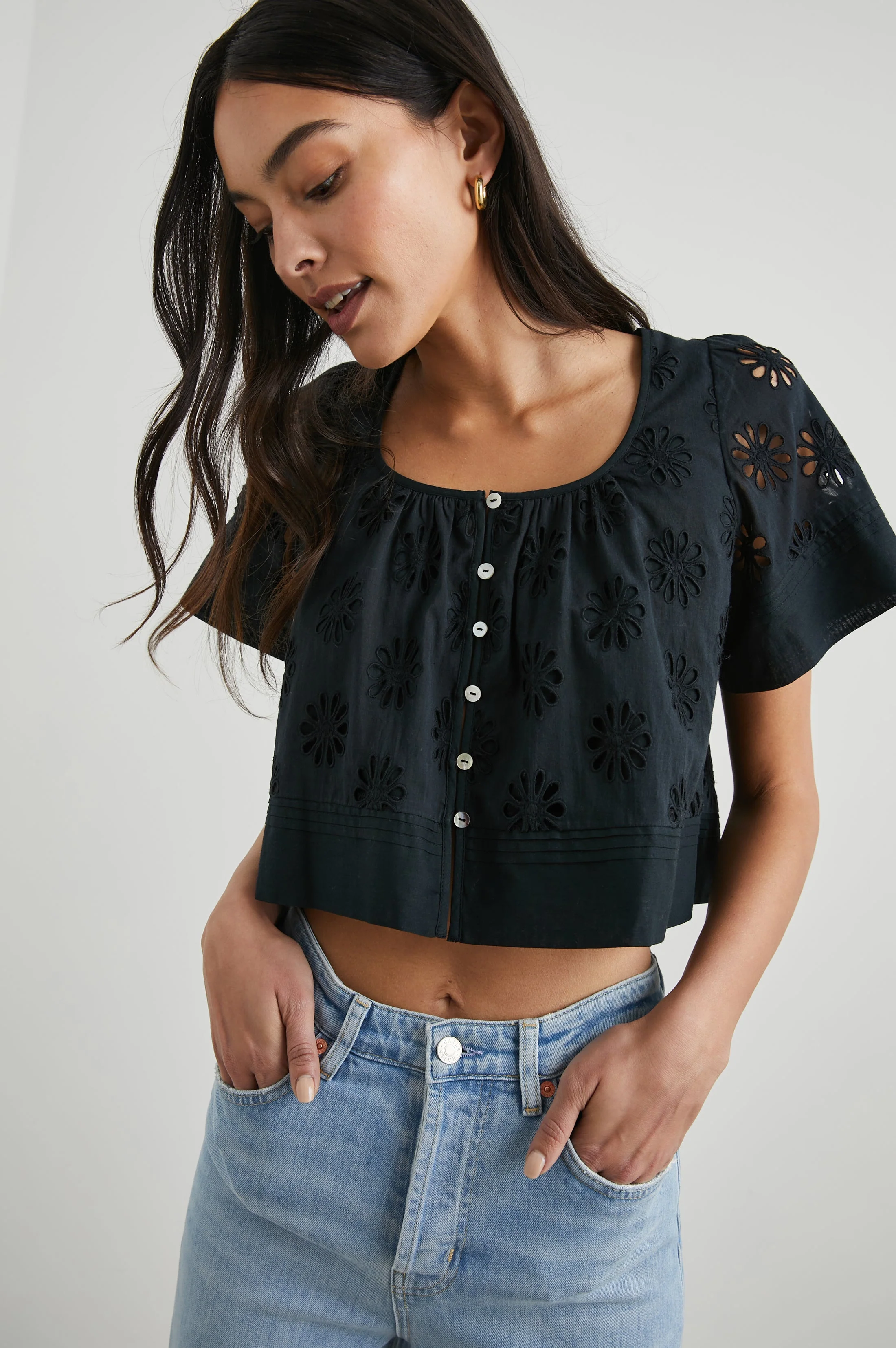 BAMBINA TOP - BLACK - Image 4