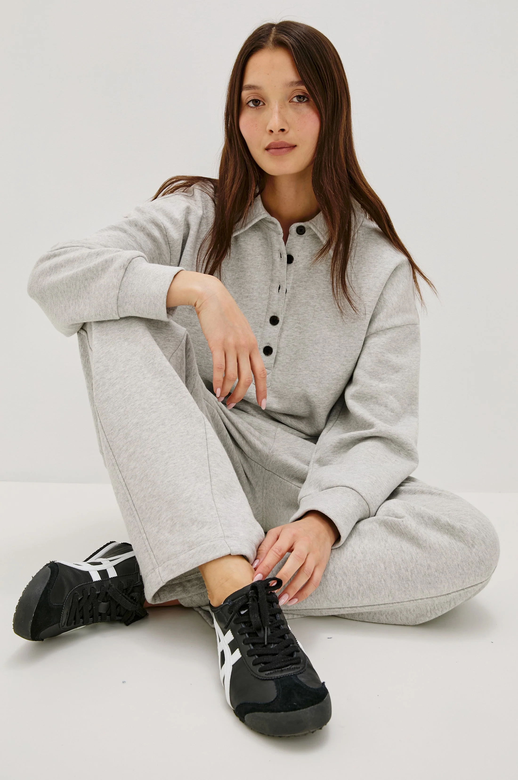 BARLOW SWEATSHIRT - HEATHER GREY - Image 3