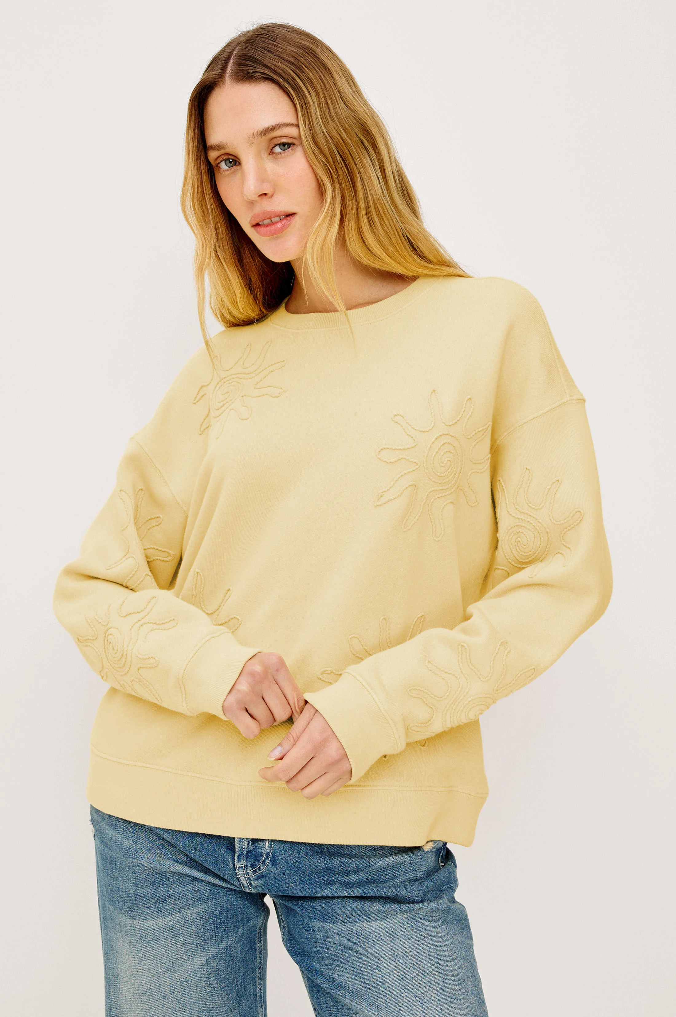 BECKLEY SWEATSHIRT - SUNSHINE