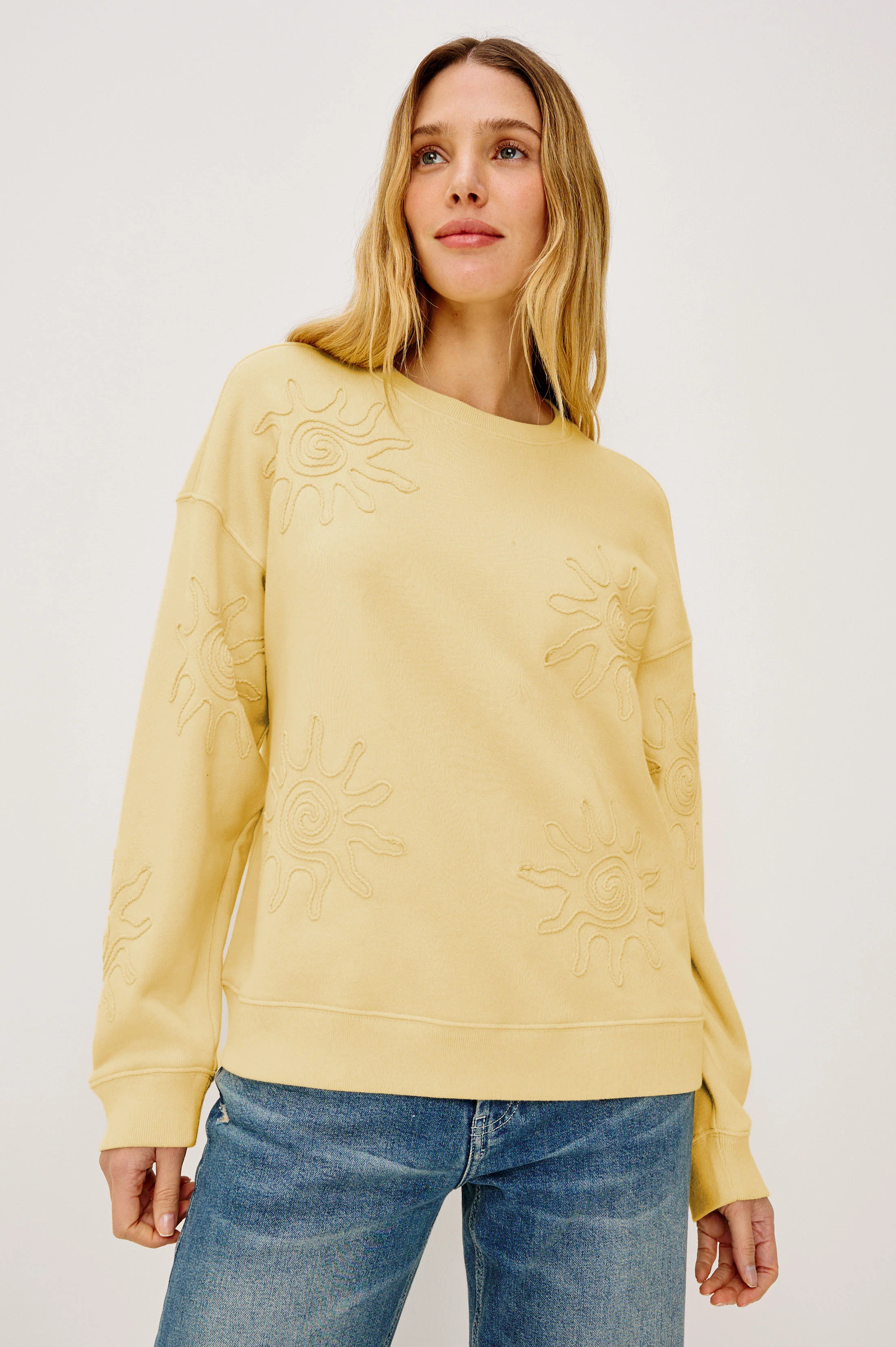 BECKLEY SWEATSHIRT - SUNSHINE - Image 3