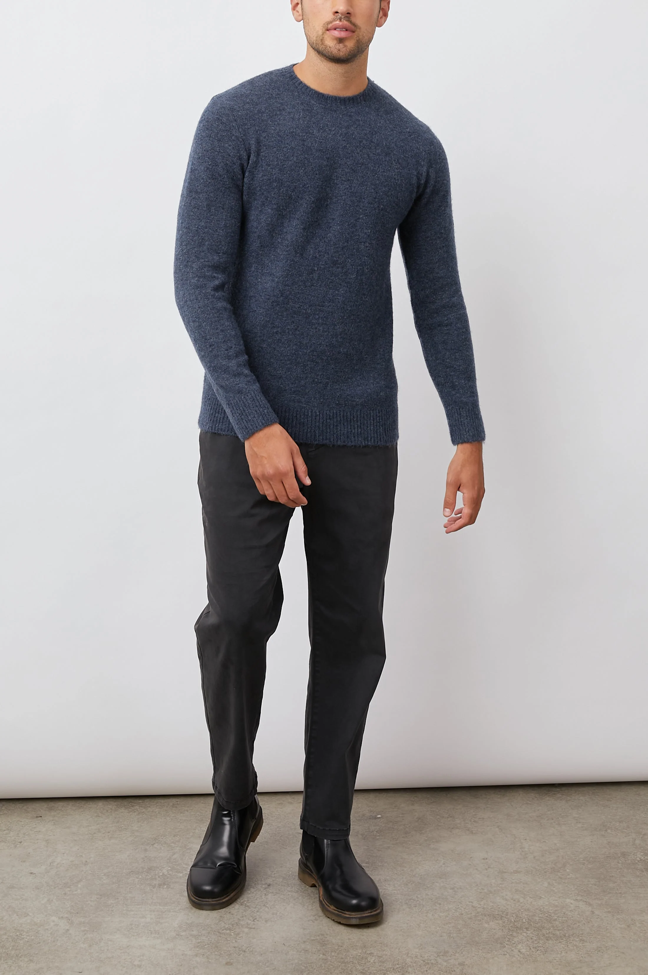 BECKSON SWEATER - HEATHER BLUE - Image 3