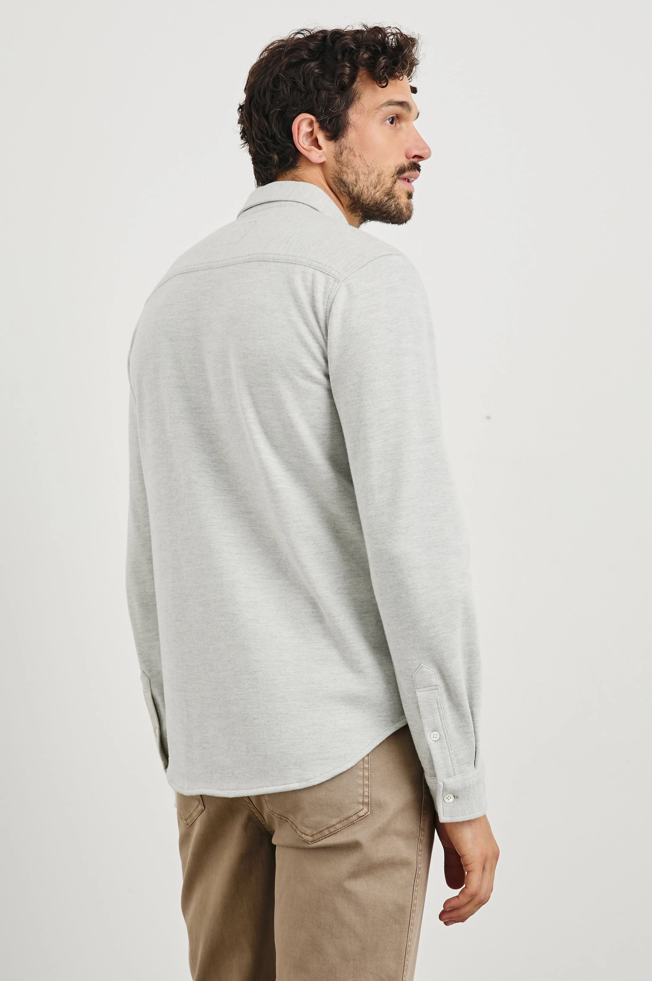 BERKELEY SHIRT - LIGHT GREY - Image 5