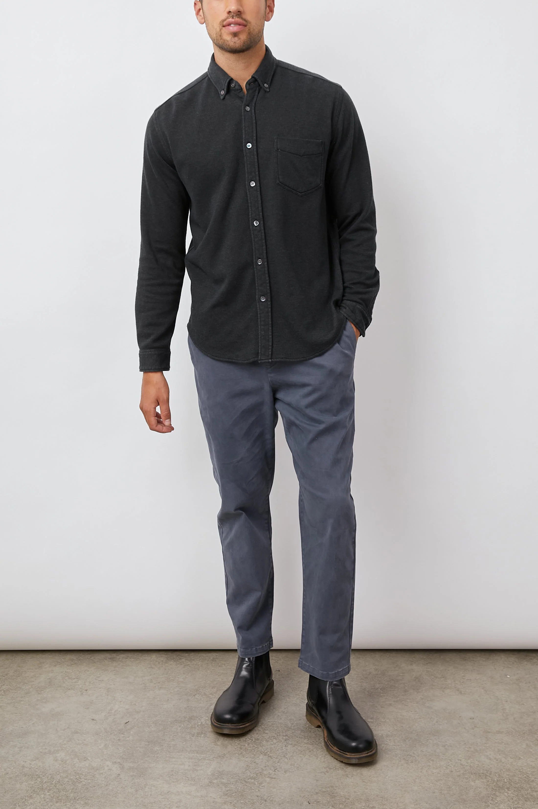BERKELEY SHIRT - WASHED BLACK - Image 3