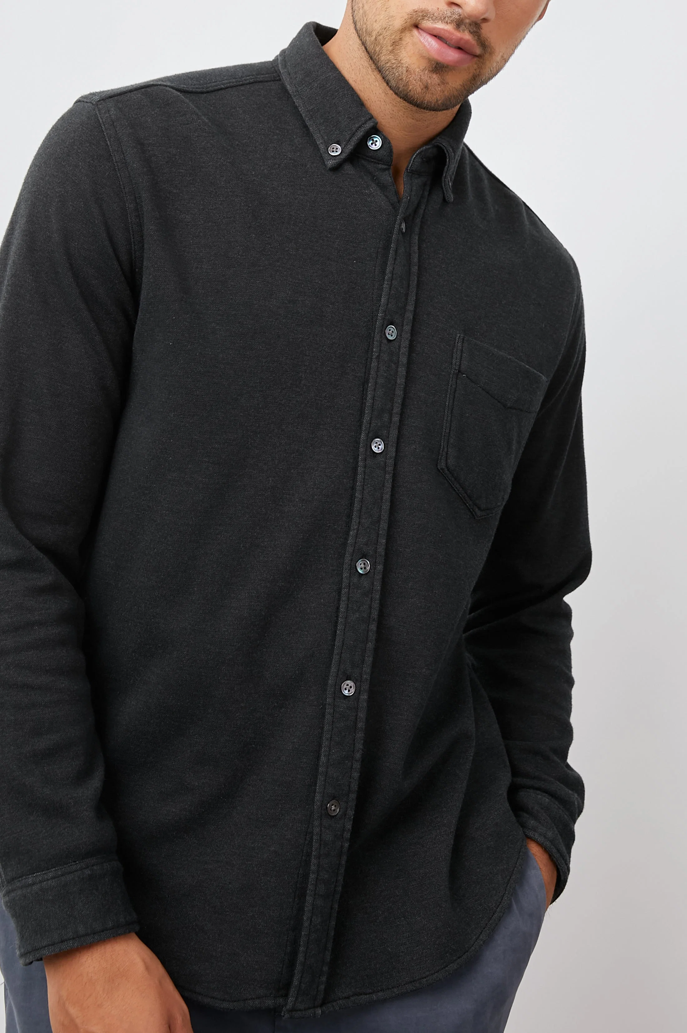BERKELEY SHIRT - WASHED BLACK - Image 4