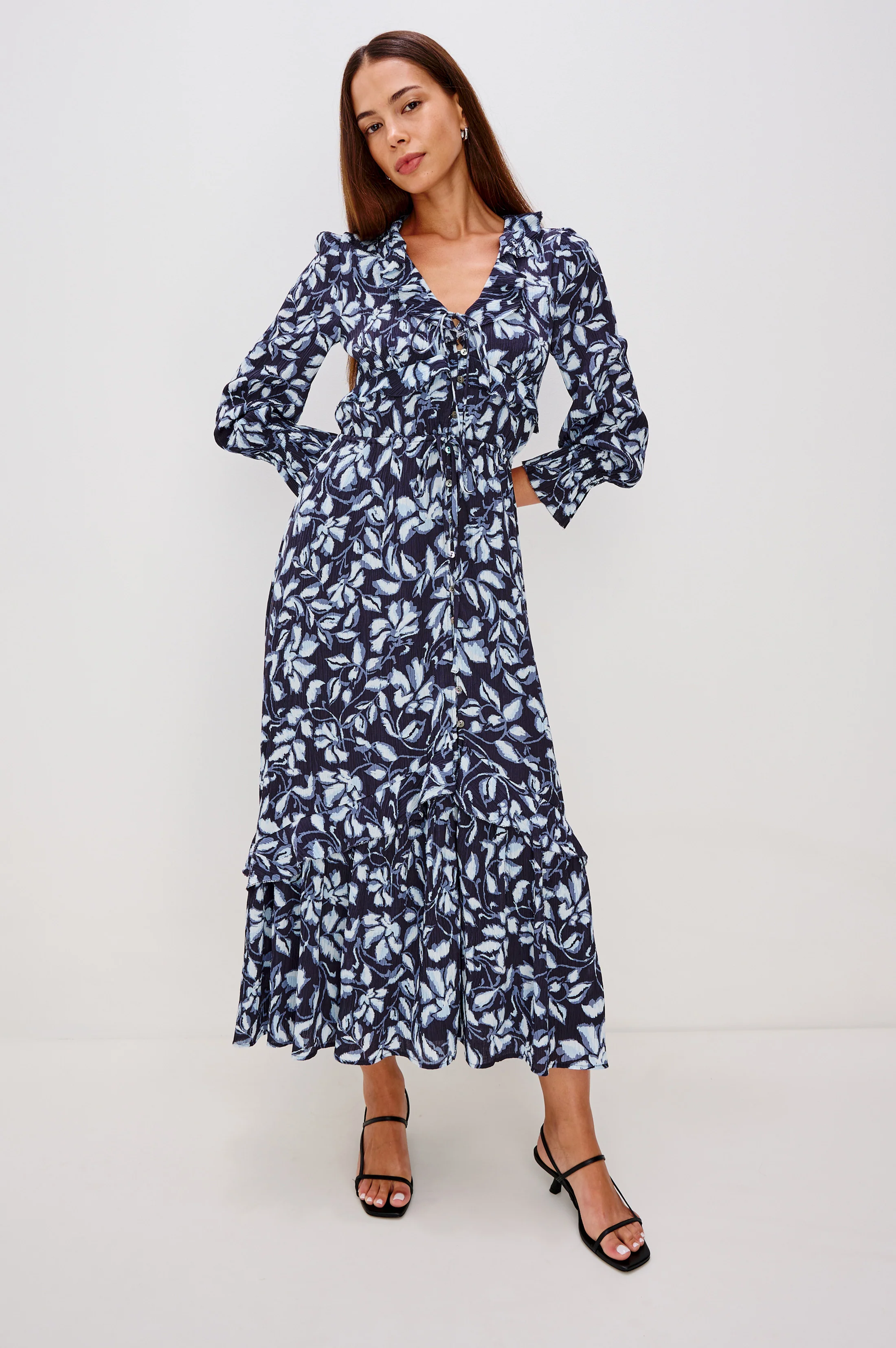 BETTY DRESS - NAVY JASMINE