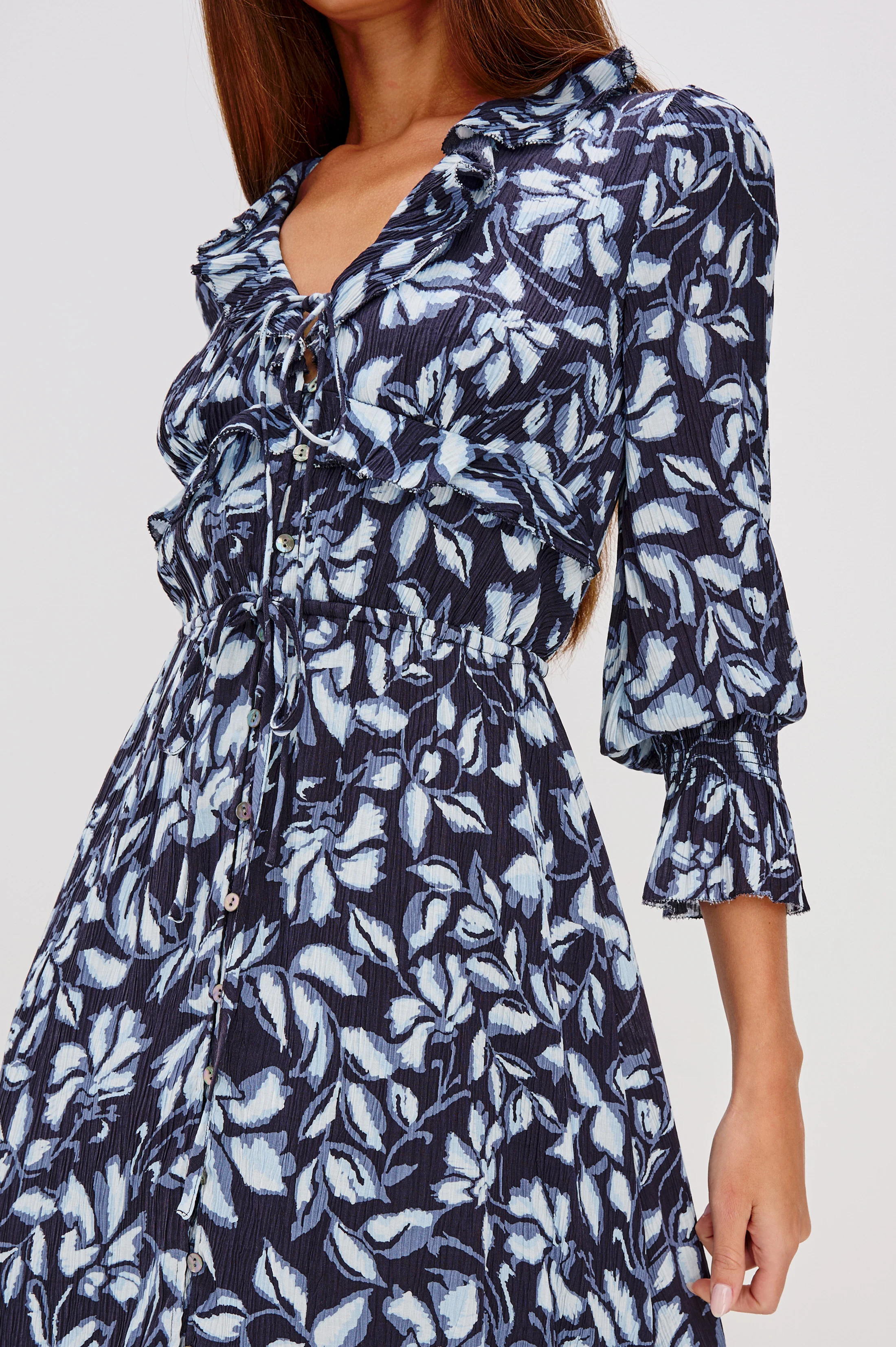 BETTY DRESS - NAVY JASMINE - Image 2