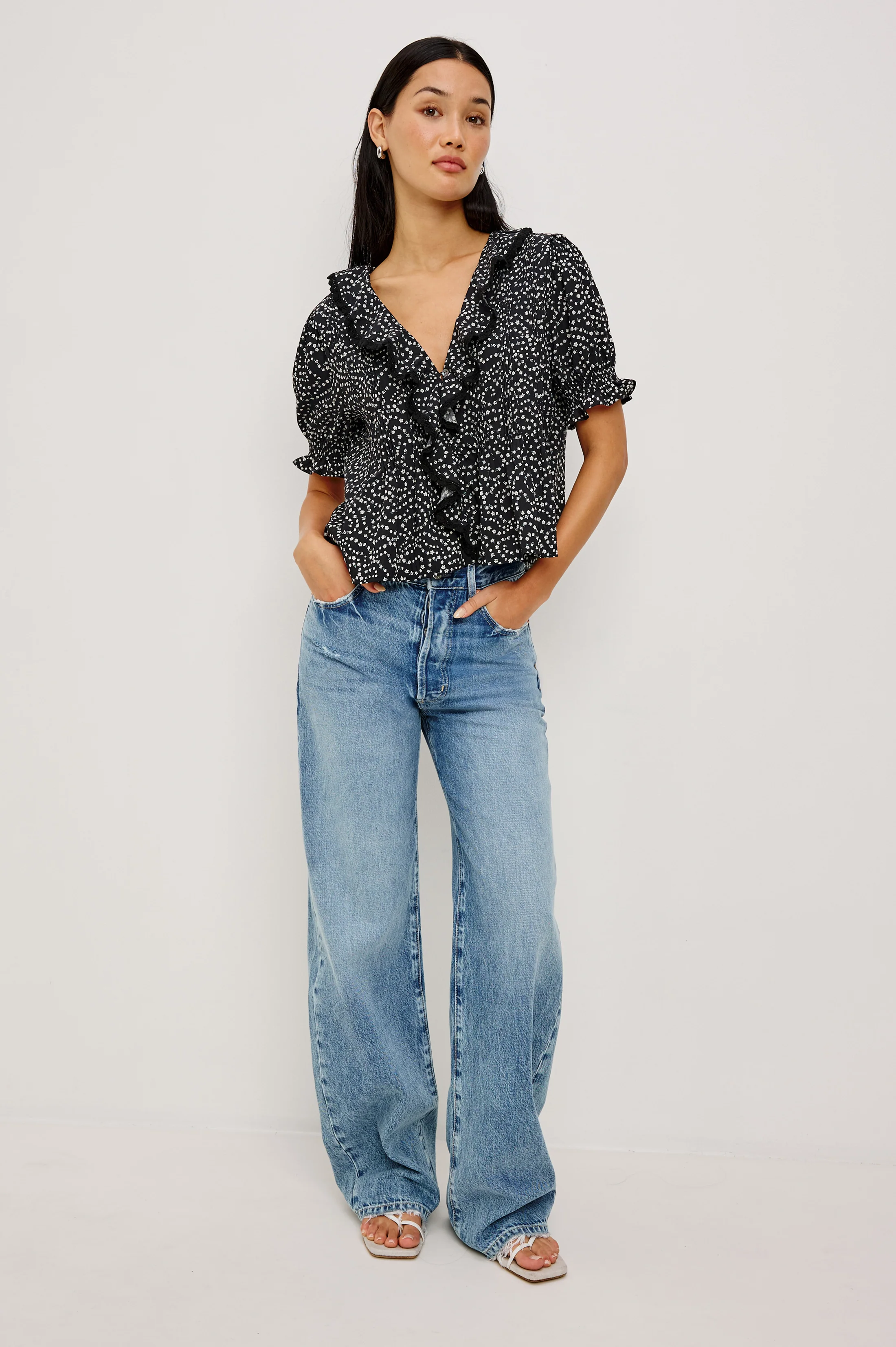 BLOOM SHIRT - MINI CHAIN DAISIES - Image 3