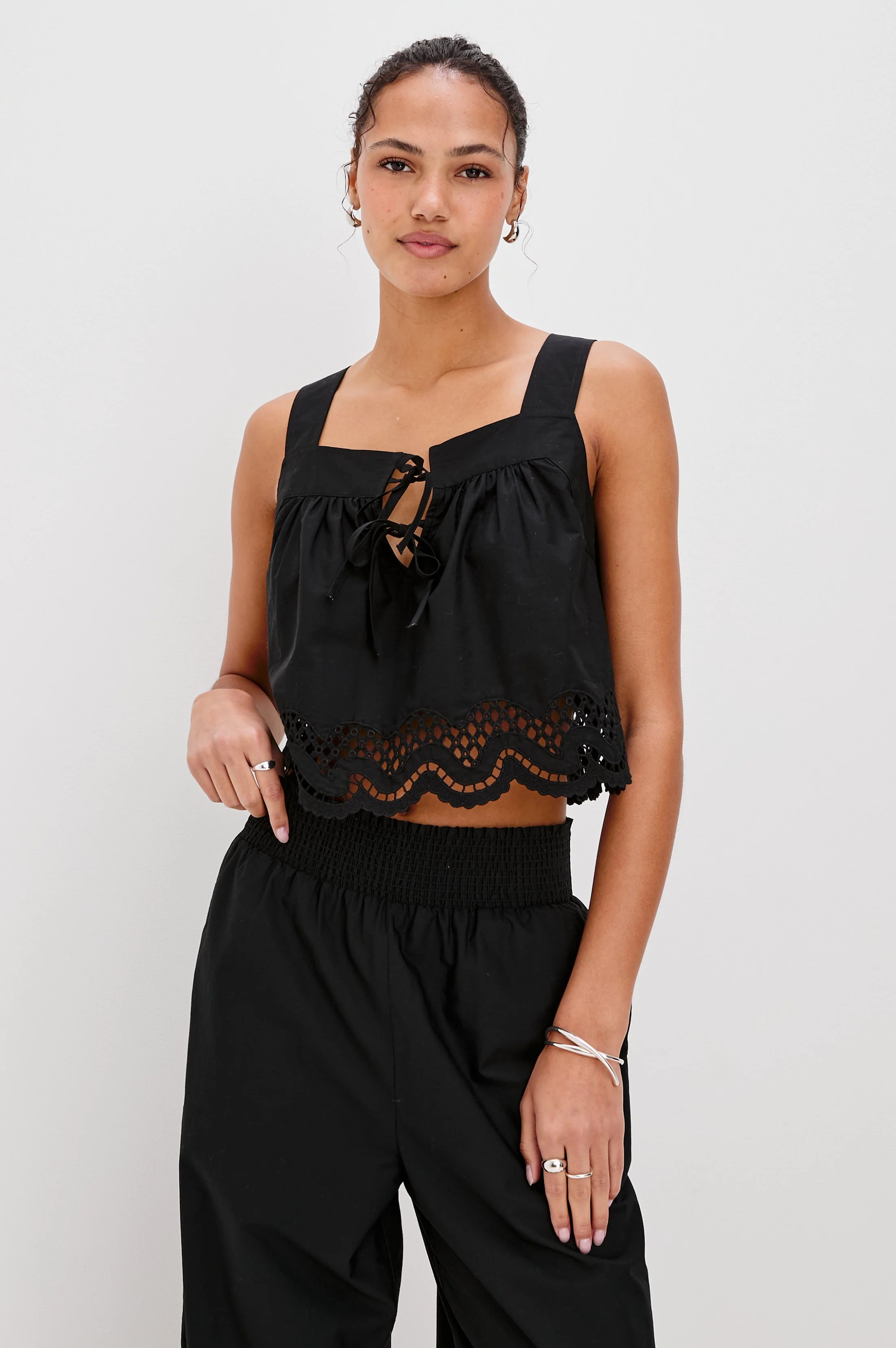 BLYTHE TOP - BLACK