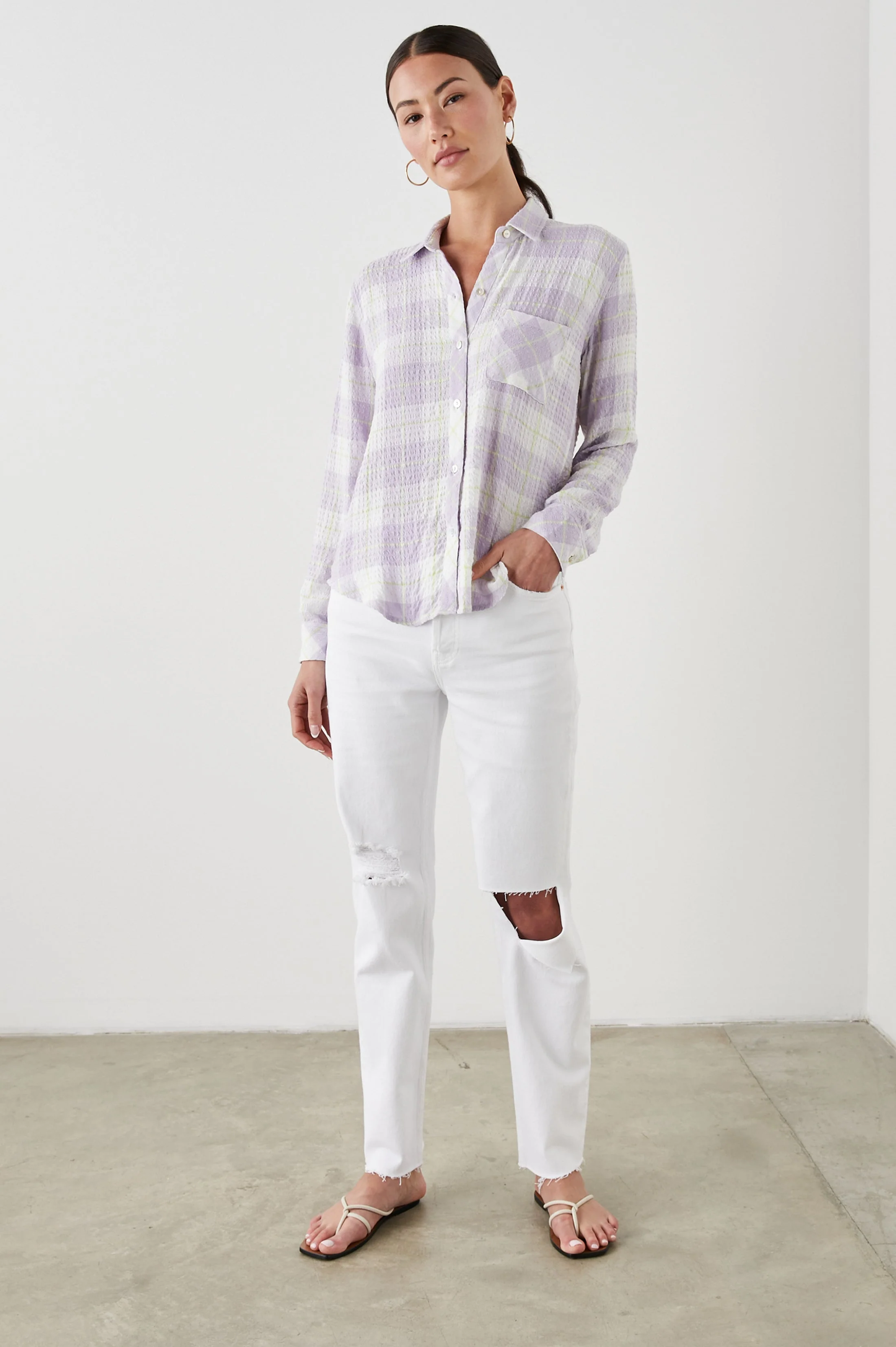 BRADY SHIRT - LILAC CITRUS - Image 3