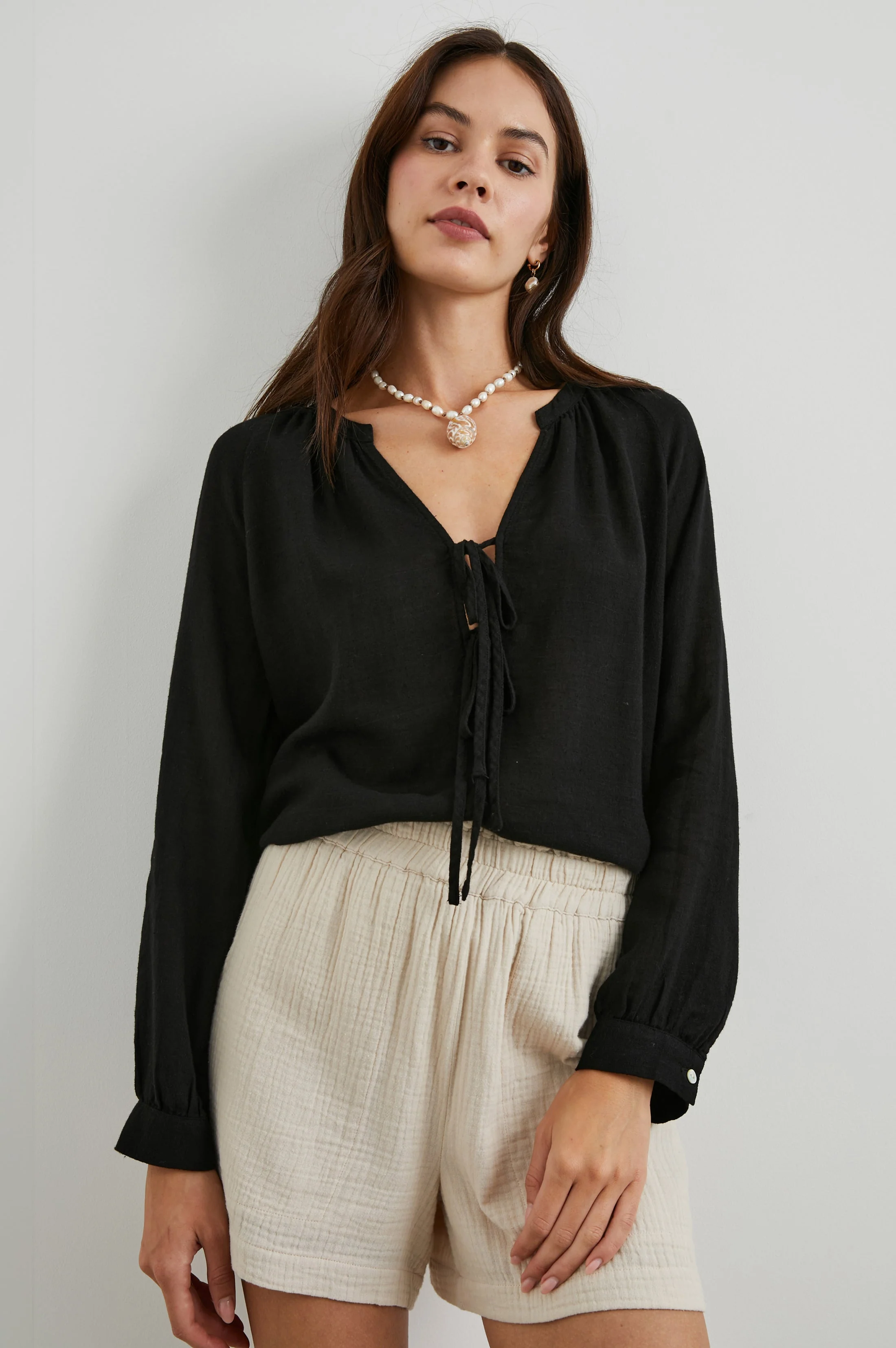 BRIELLE TOP - Black - Image 4