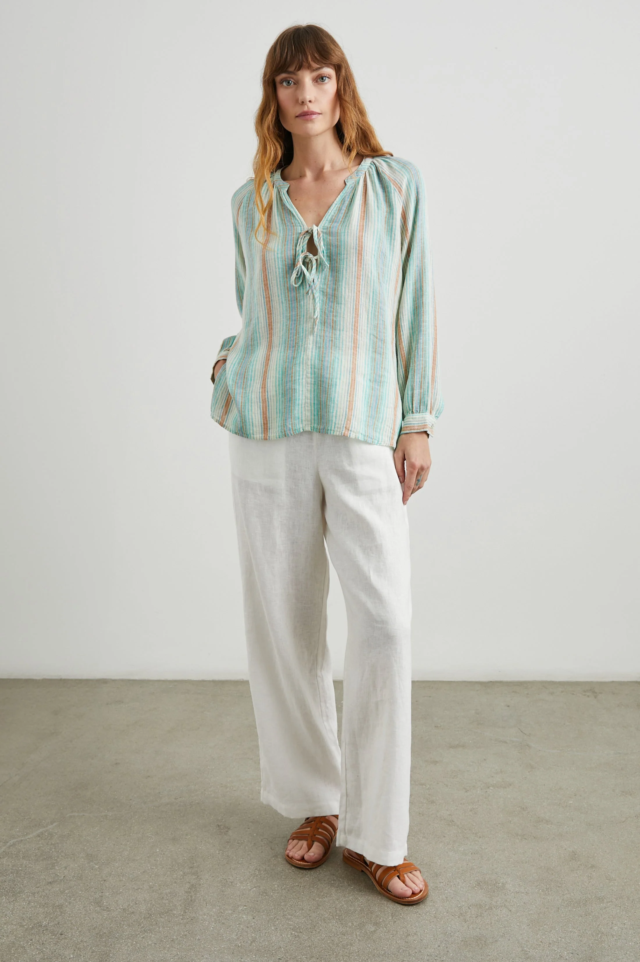 BRIELLE TOP - SEAVIEW STRIPE - Image 3