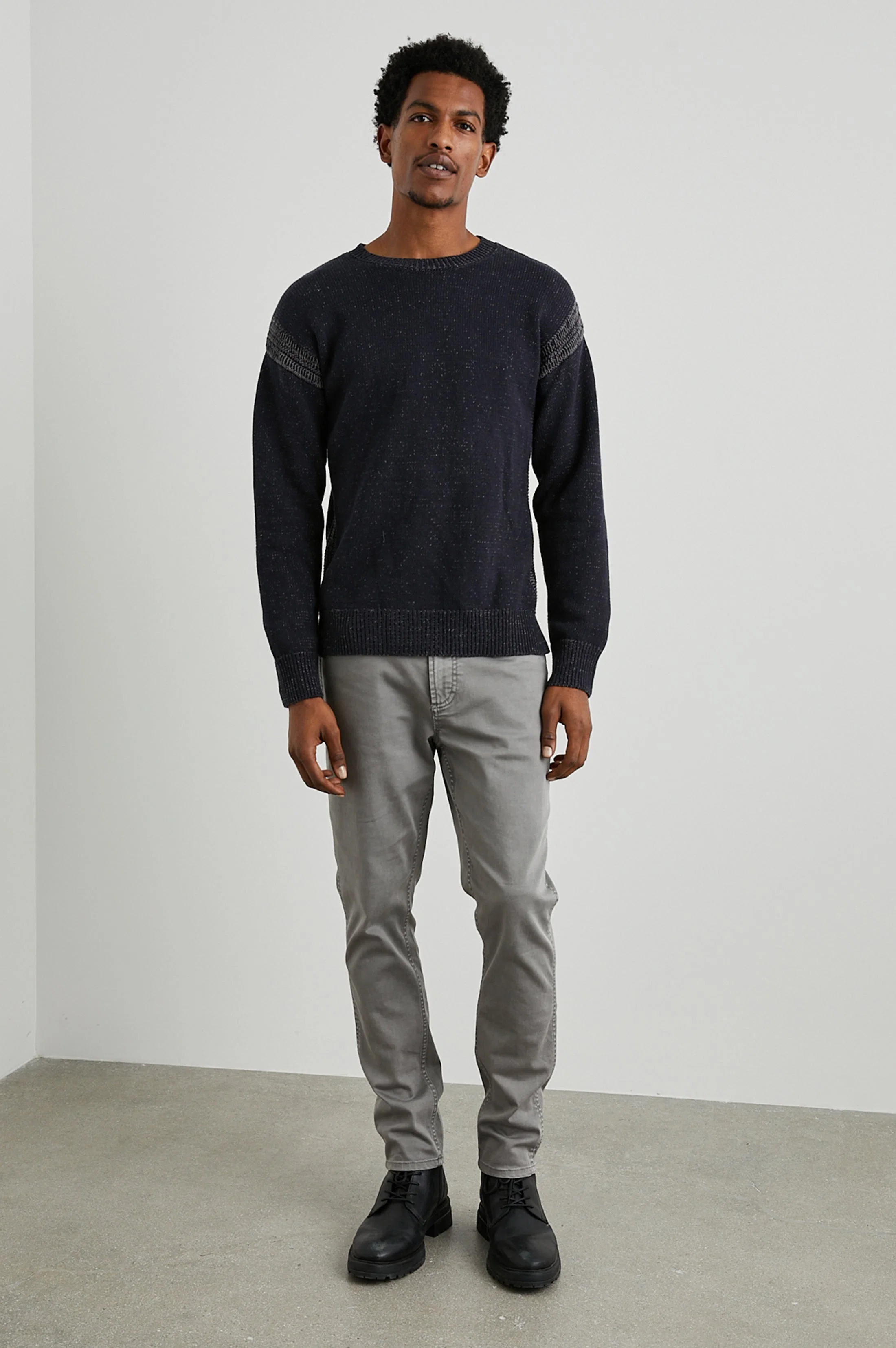 BRYCE SWEATER - NAVY - Image 3