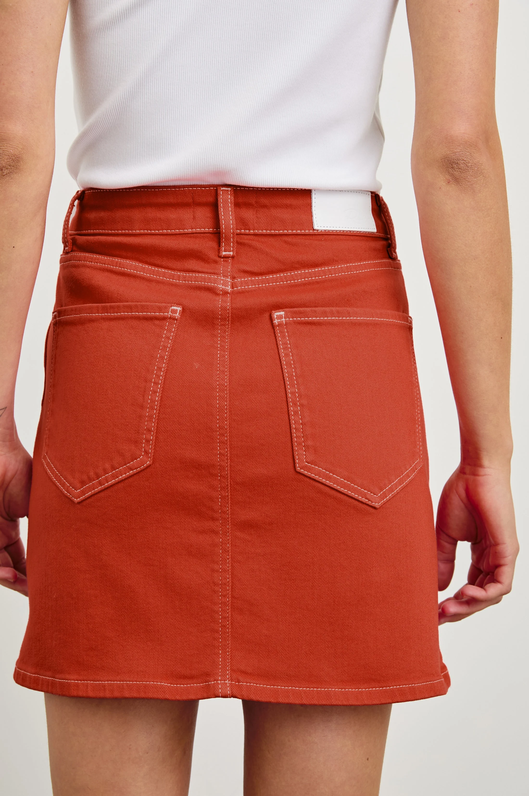 BURBANK SKIRT - TERRACOTTA - Image 6