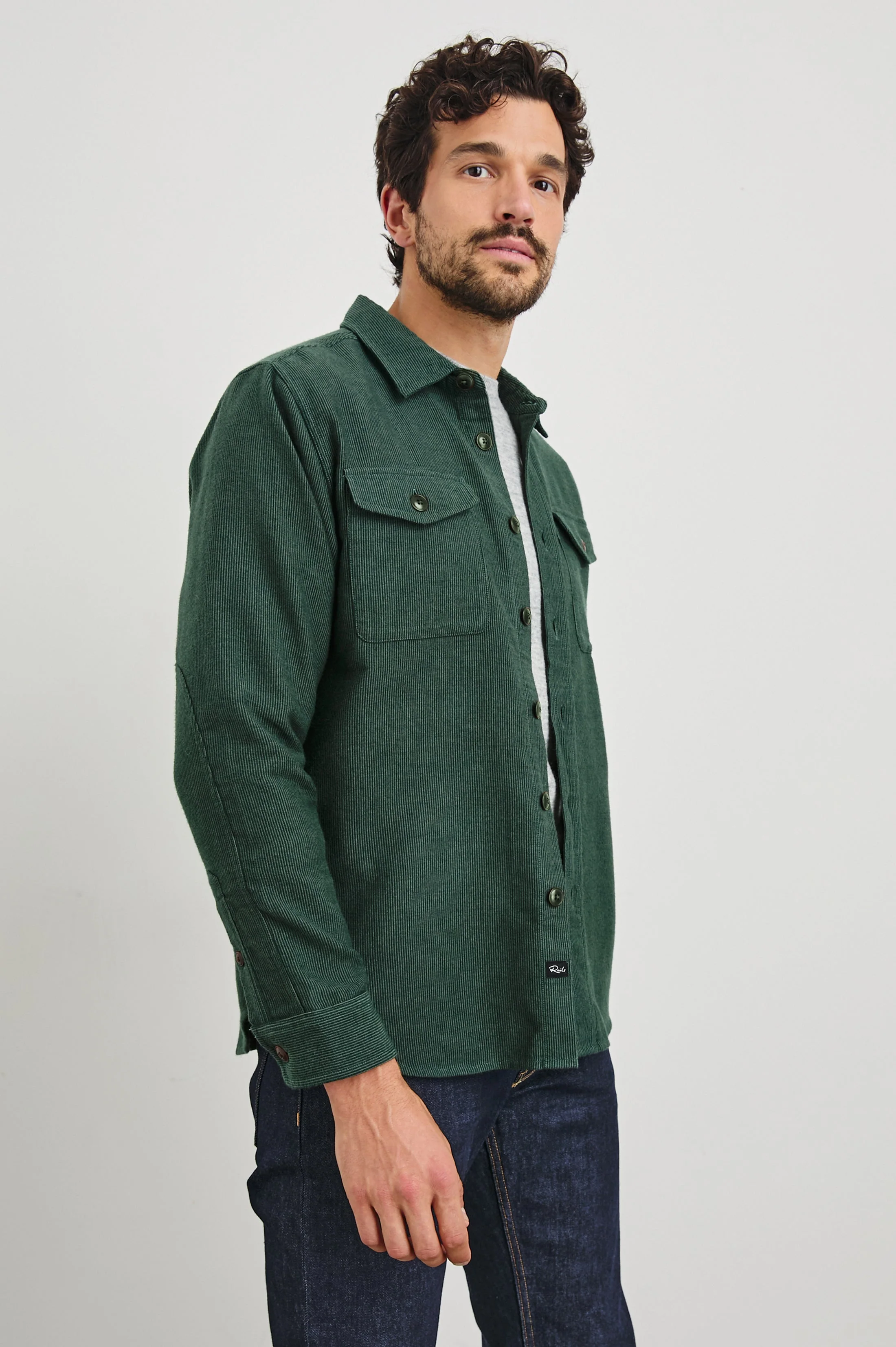BURR SHIRT JACKET - CREEPING VINE - Image 4