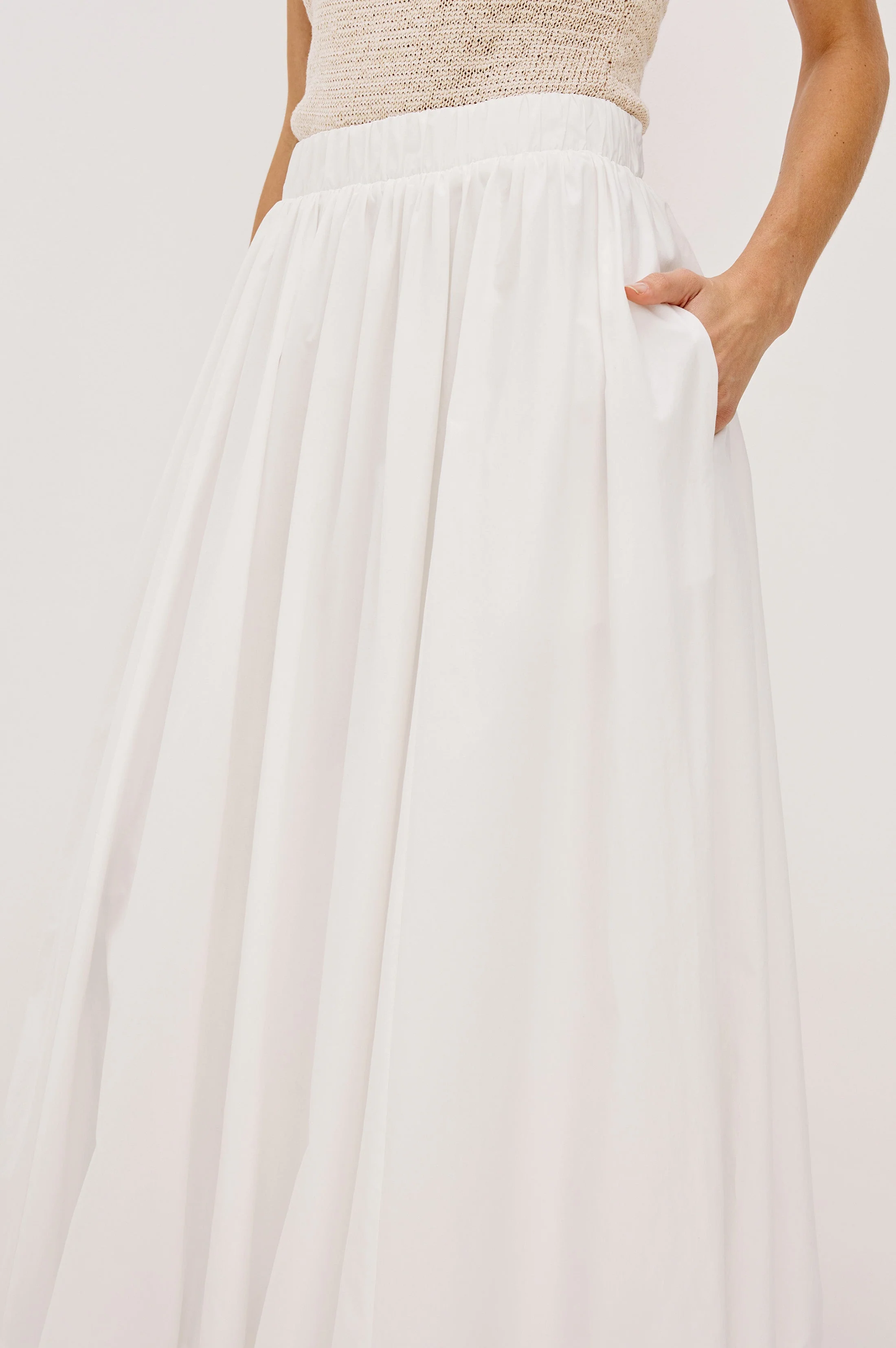CALA SKIRT - WHITE - Image 3