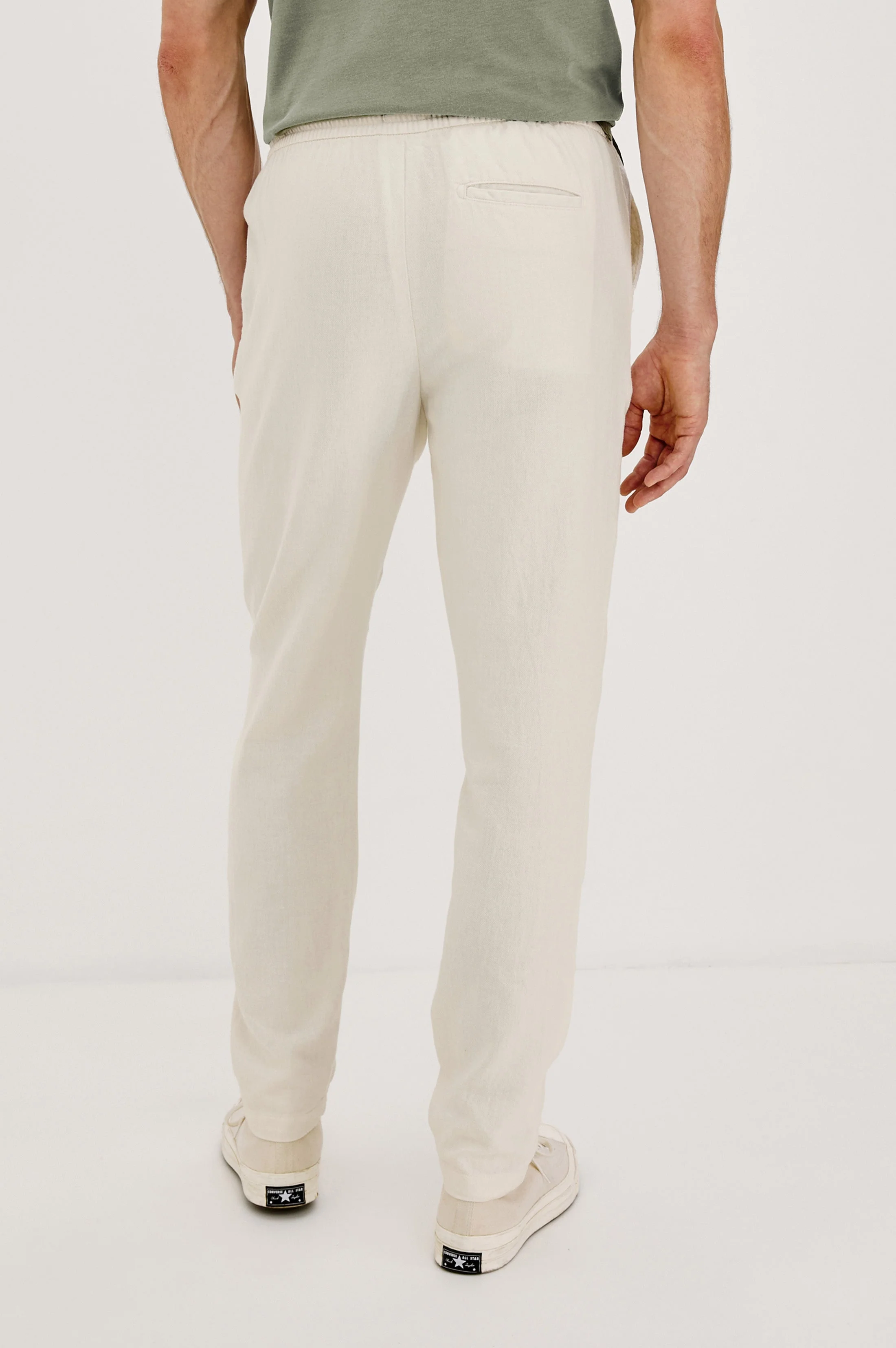 CALLUM PANT TALL - ECRU - Image 5