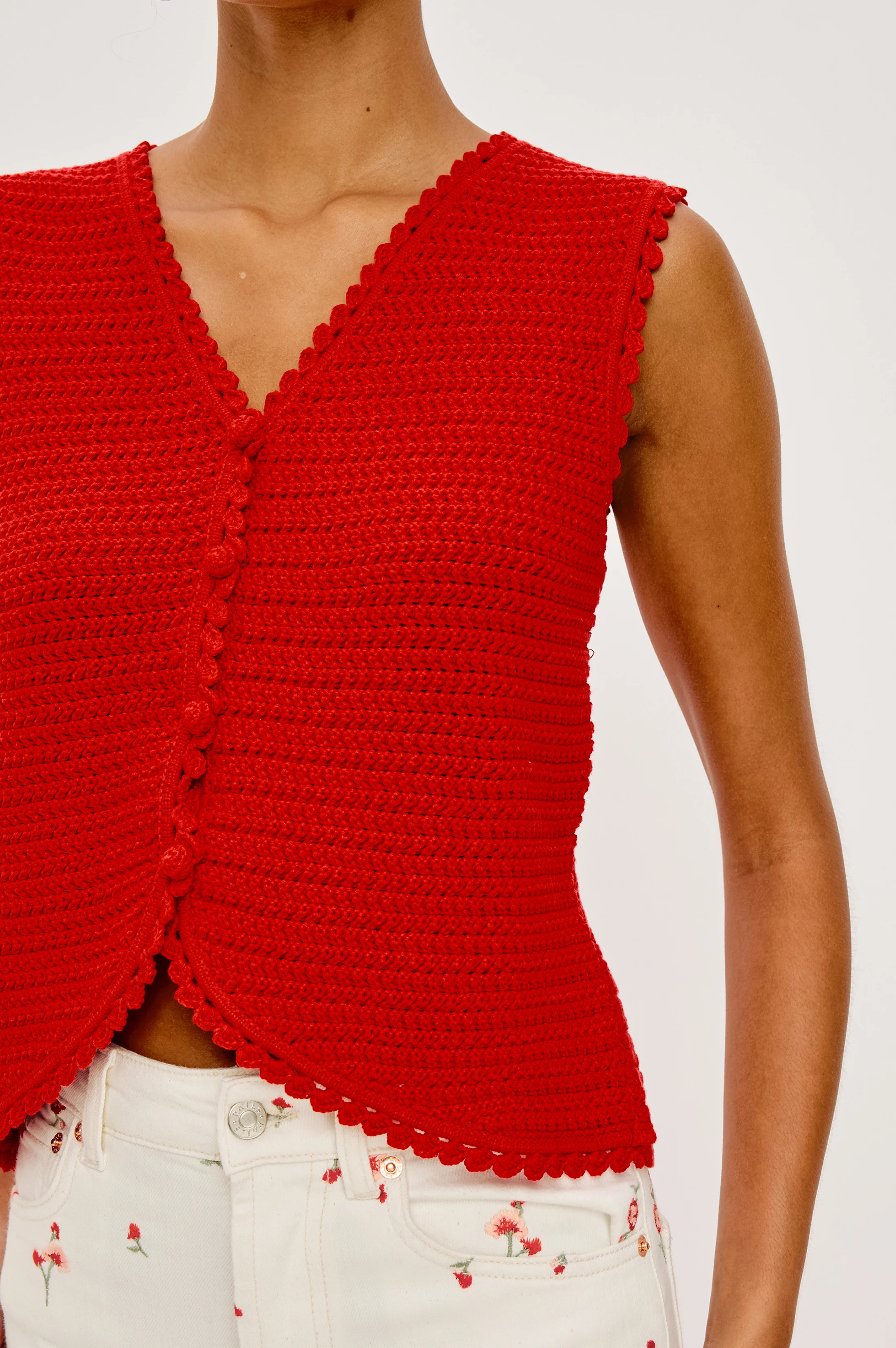 CALYPSO VEST - SCARLET - Image 2