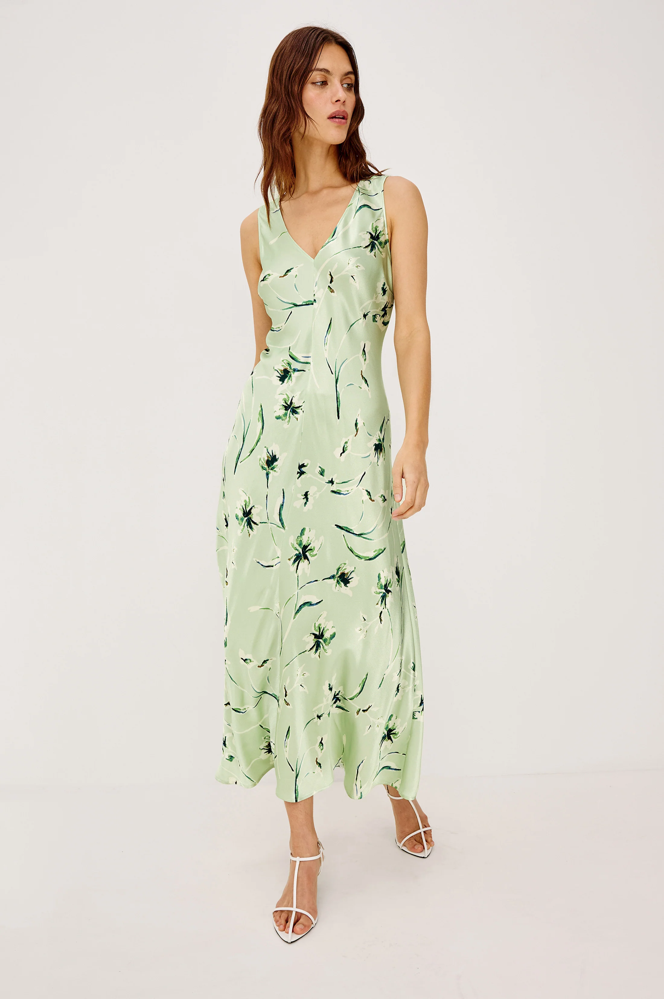 CAMELLIA DRESS - MINT LINNEA