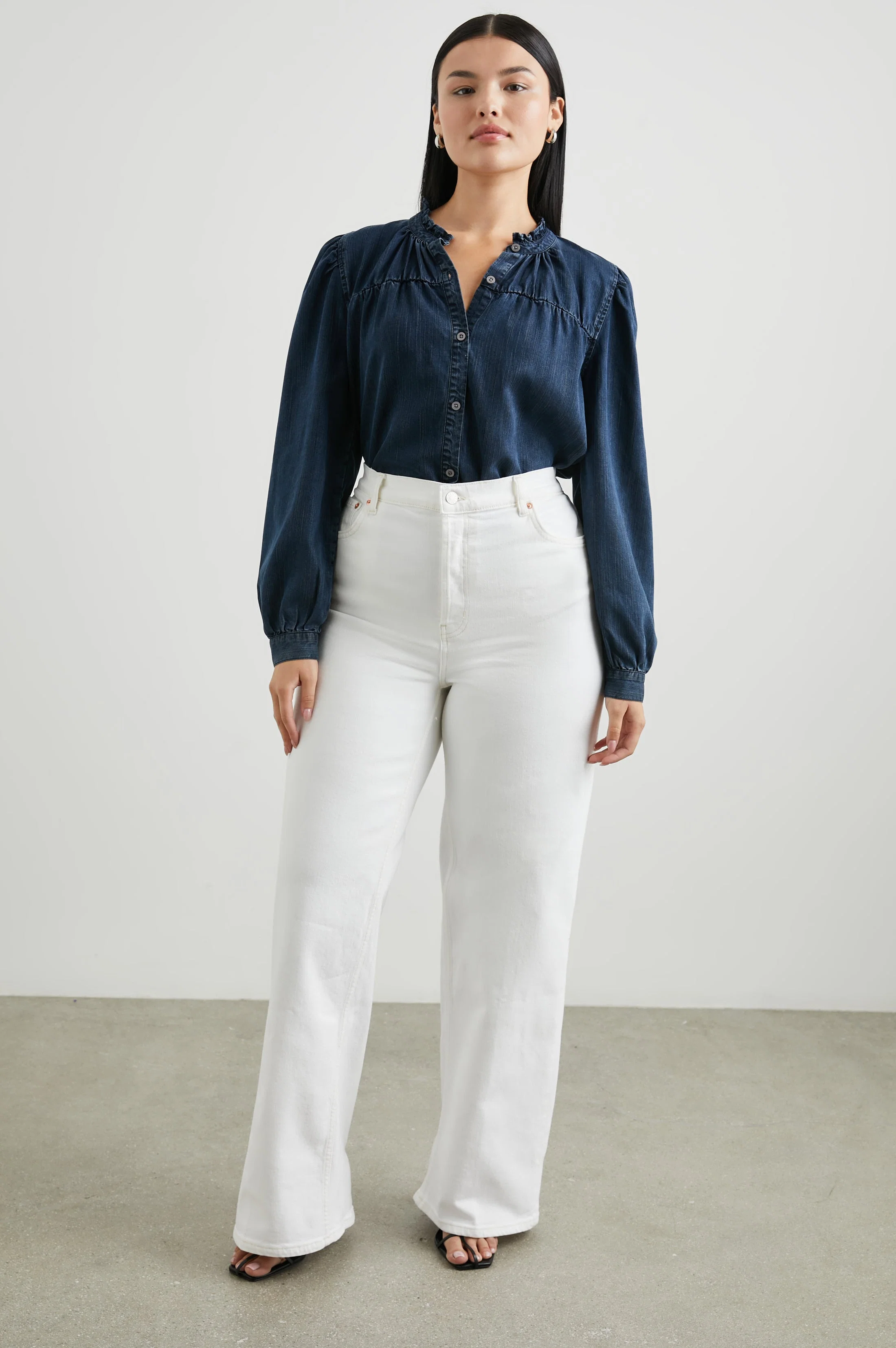 CAMILLE TOP - DARK VINTAGE WASH - Image 6