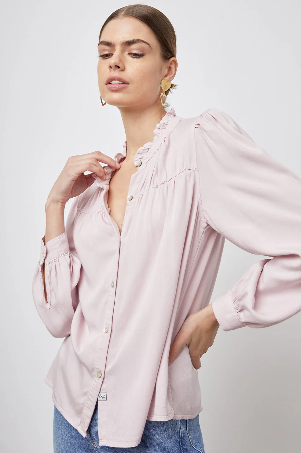 CAMILLE TOP - DUSTY ROSE - Image 4