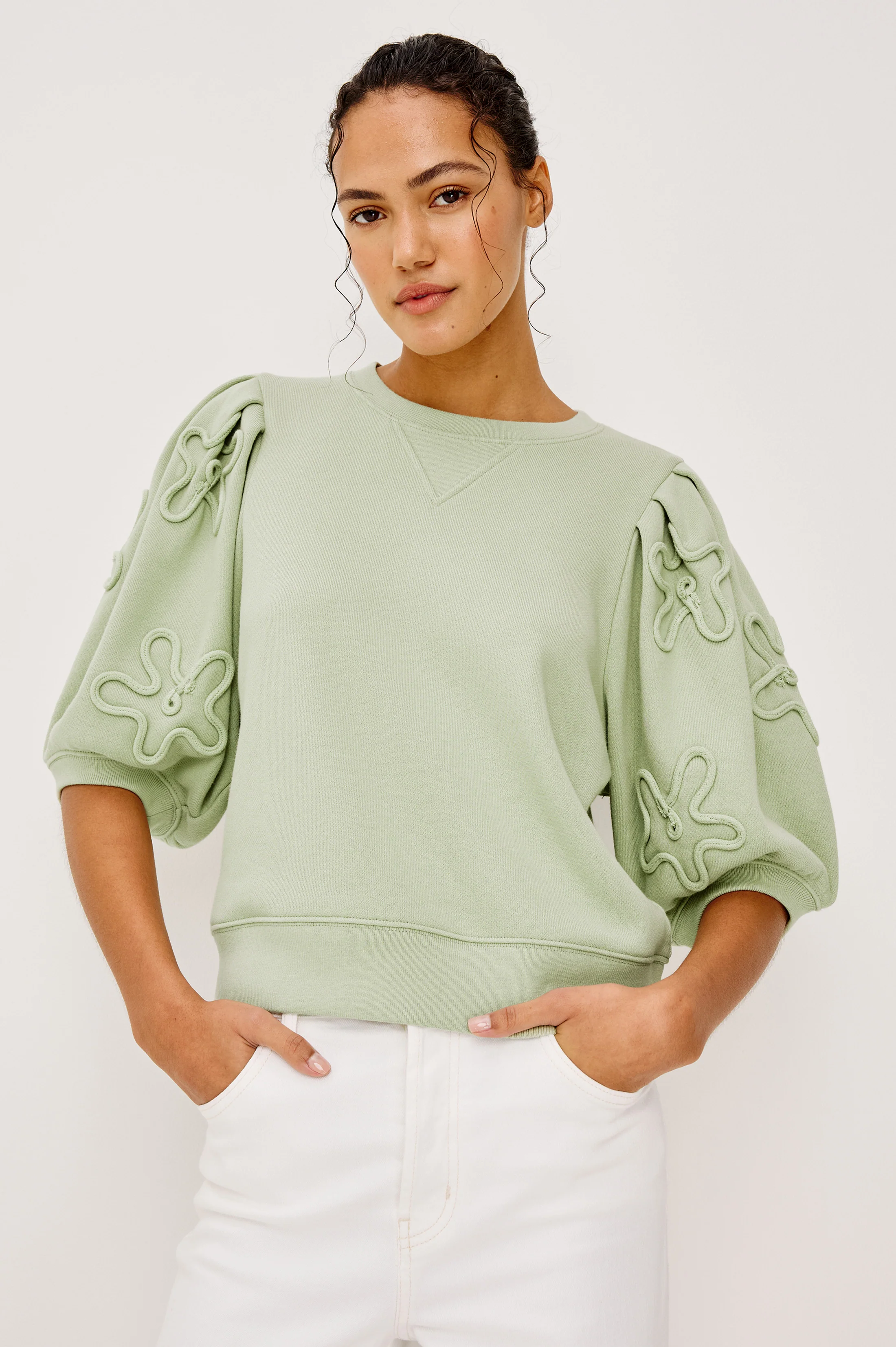 CAMY SWEATSHIRT - VINTAGE SAGE