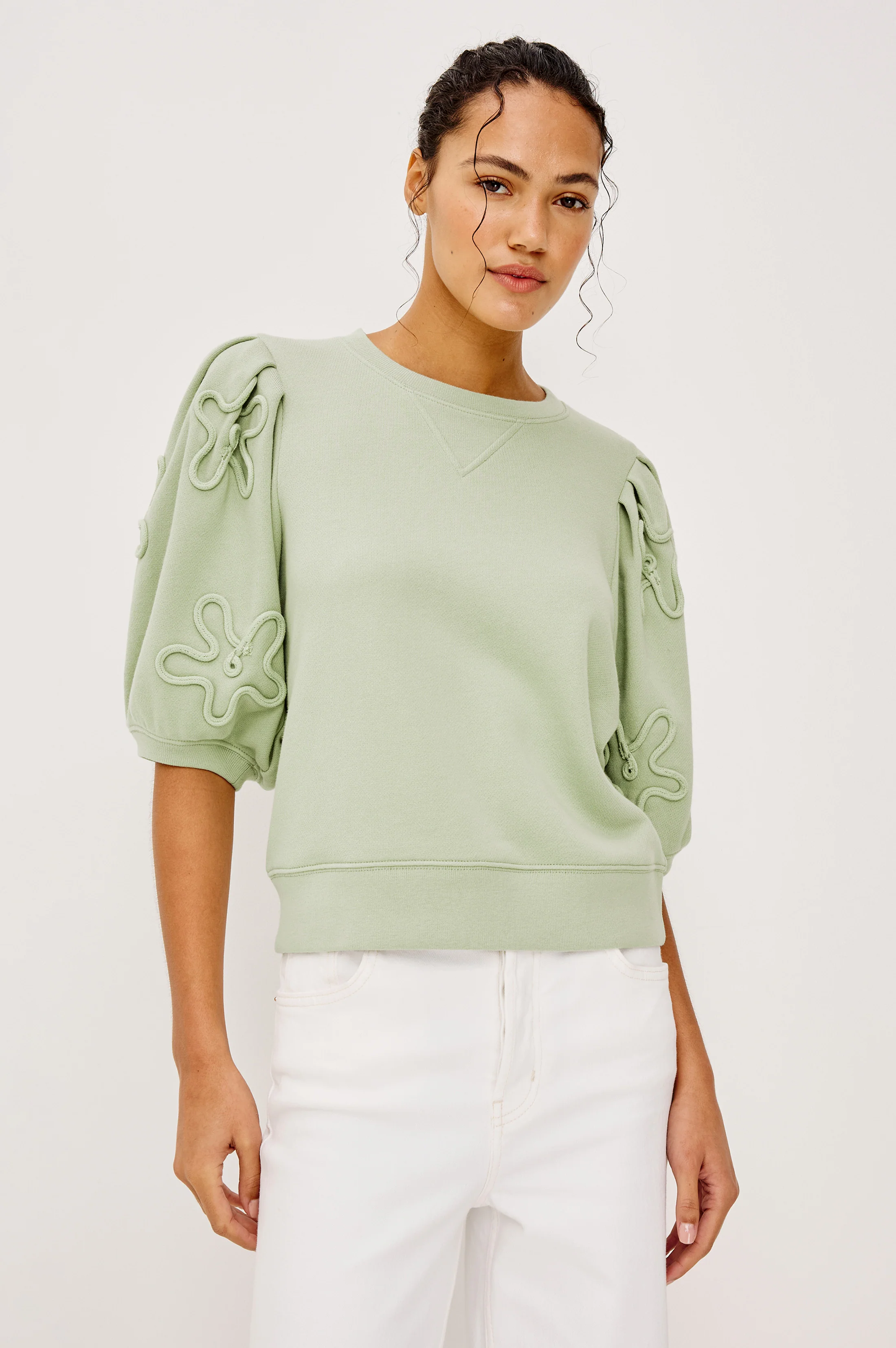 CAMY SWEATSHIRT - VINTAGE SAGE - Image 4