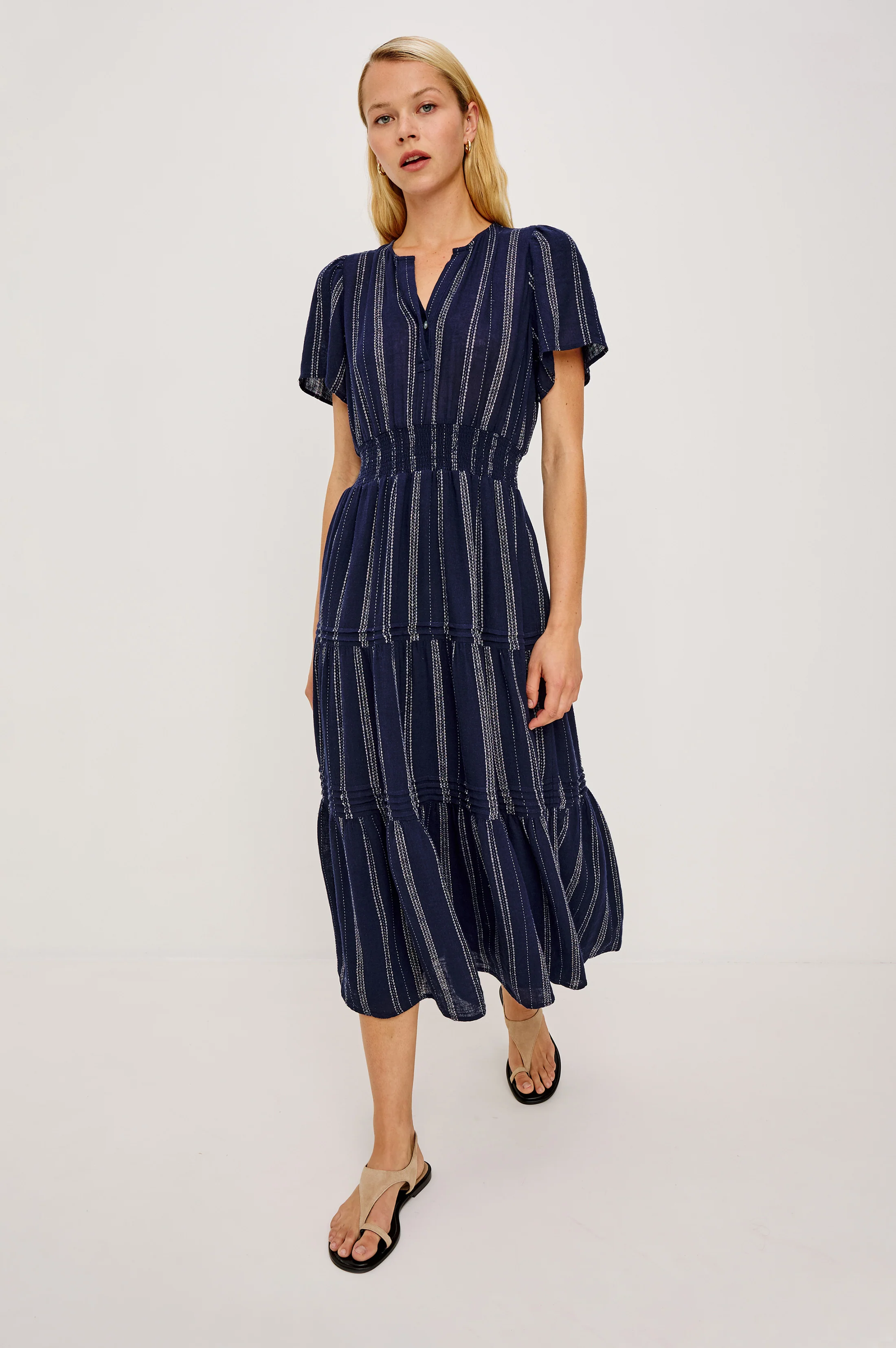 CANNES DRESS - MARINA STRIPE