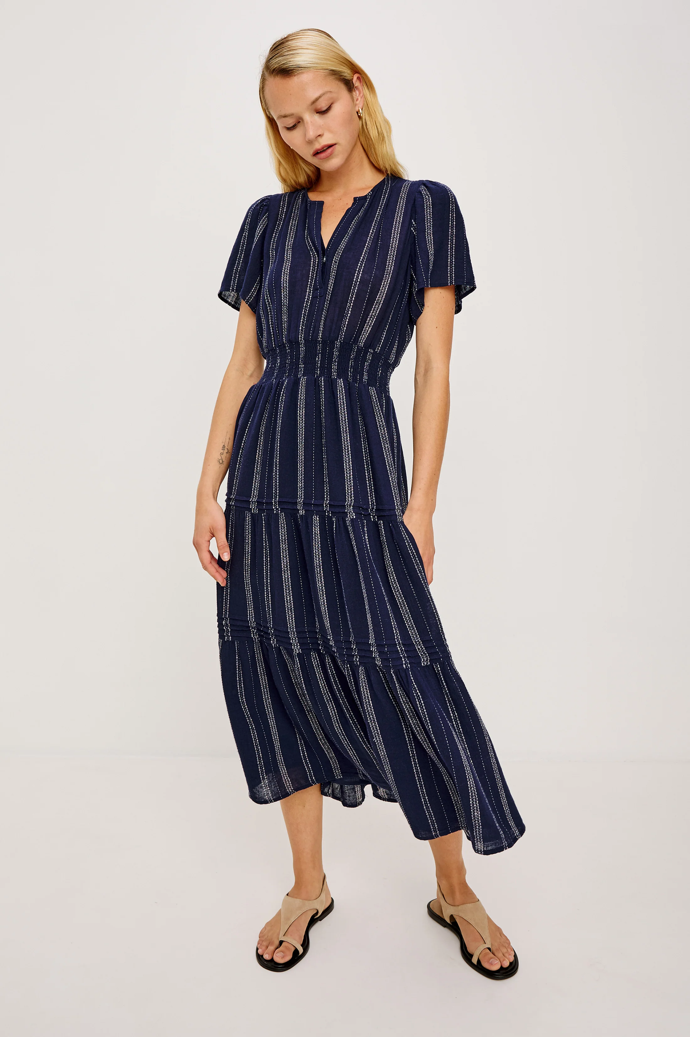 CANNES DRESS - MARINA STRIPE - Image 3