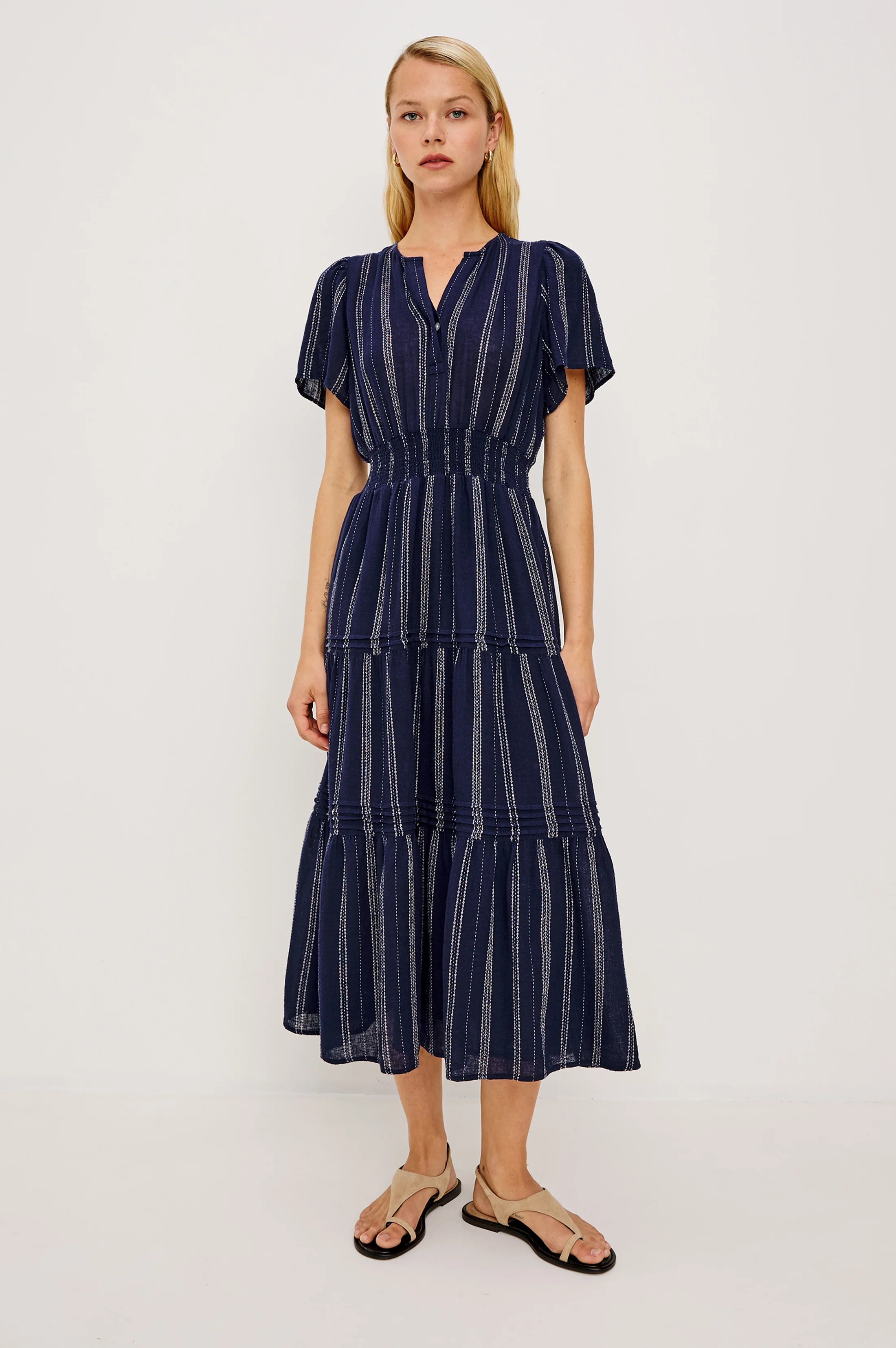 CANNES DRESS - MARINA STRIPE - Image 4