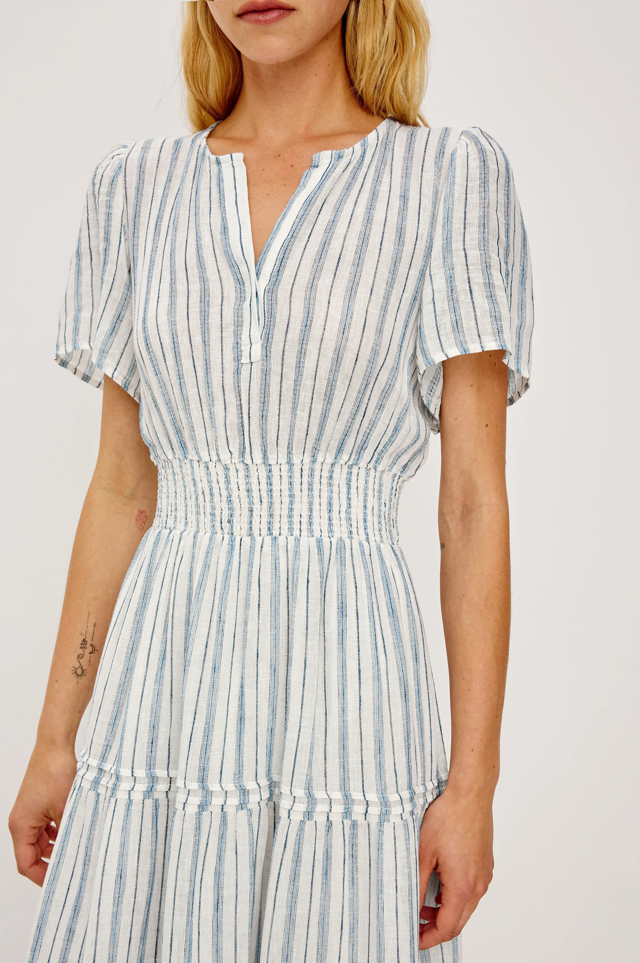 CANNES DRESS - WINDWARD STRIPE - Image 2