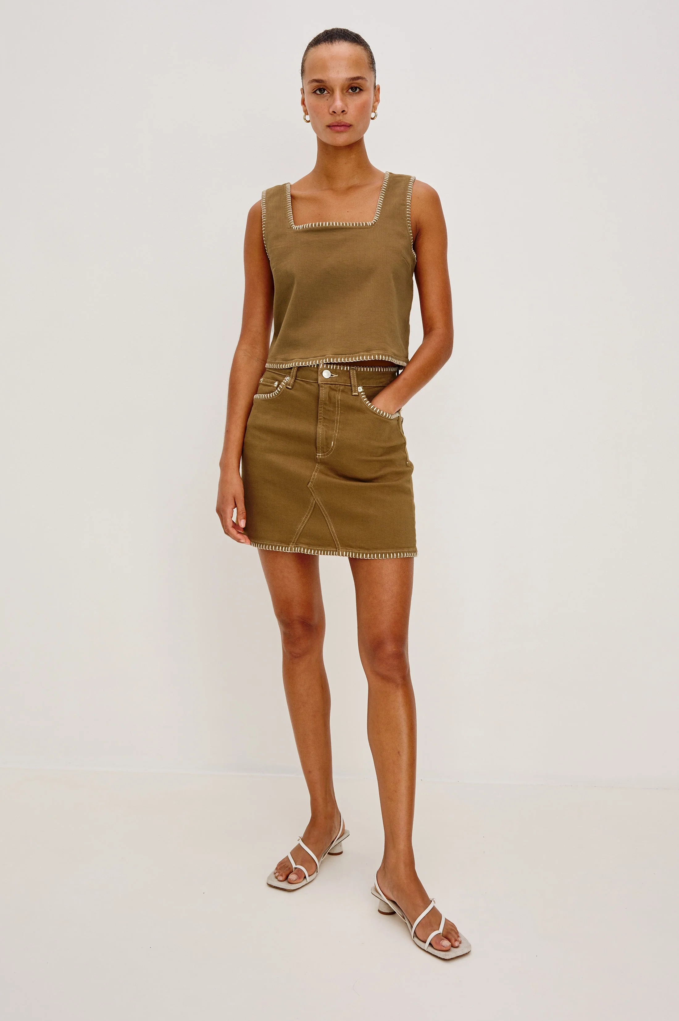 CARBON TOP - SAFARI EMBROIDERED - Image 4