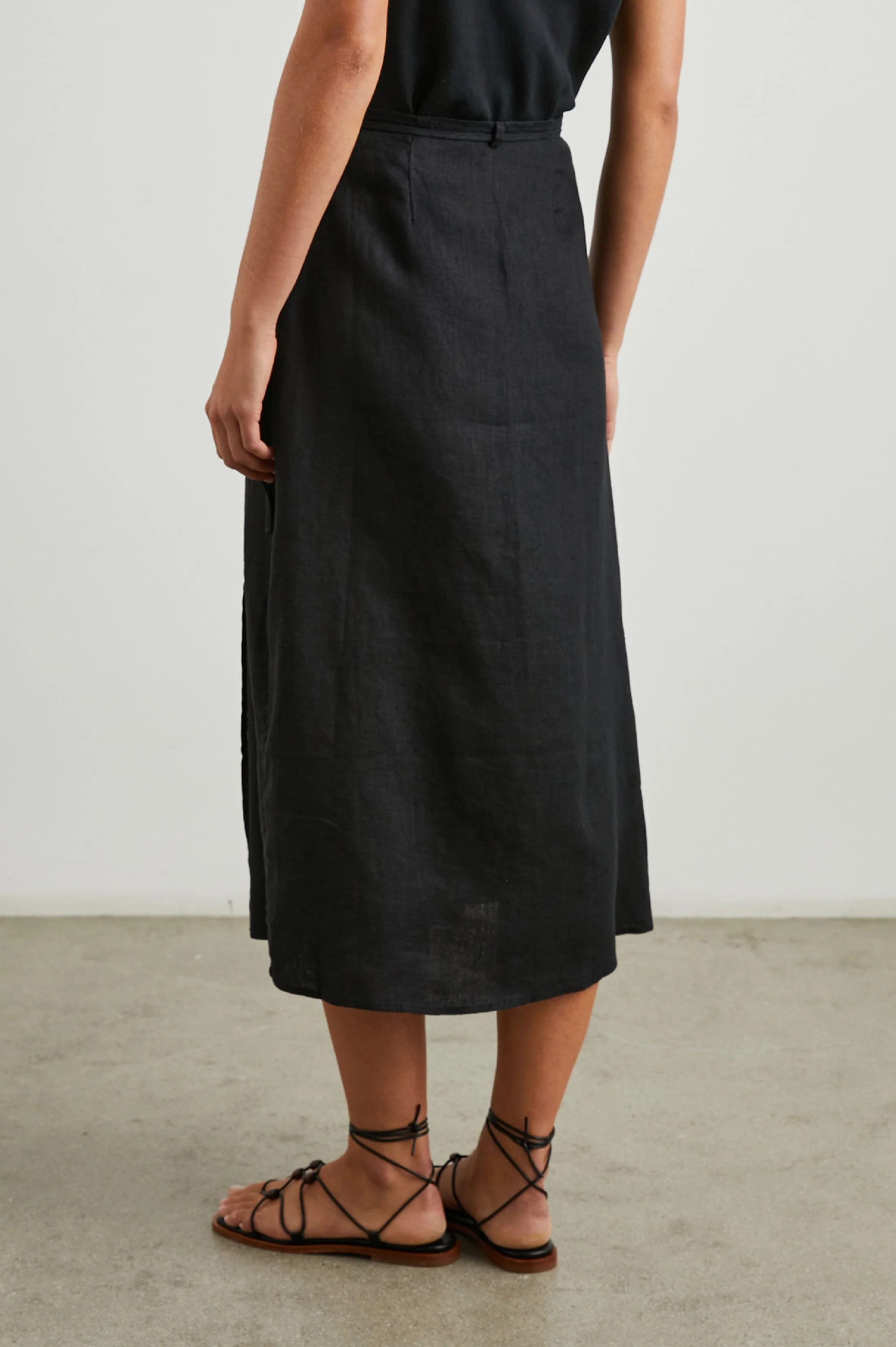 CARLY SKIRT - BLACK - Image 5