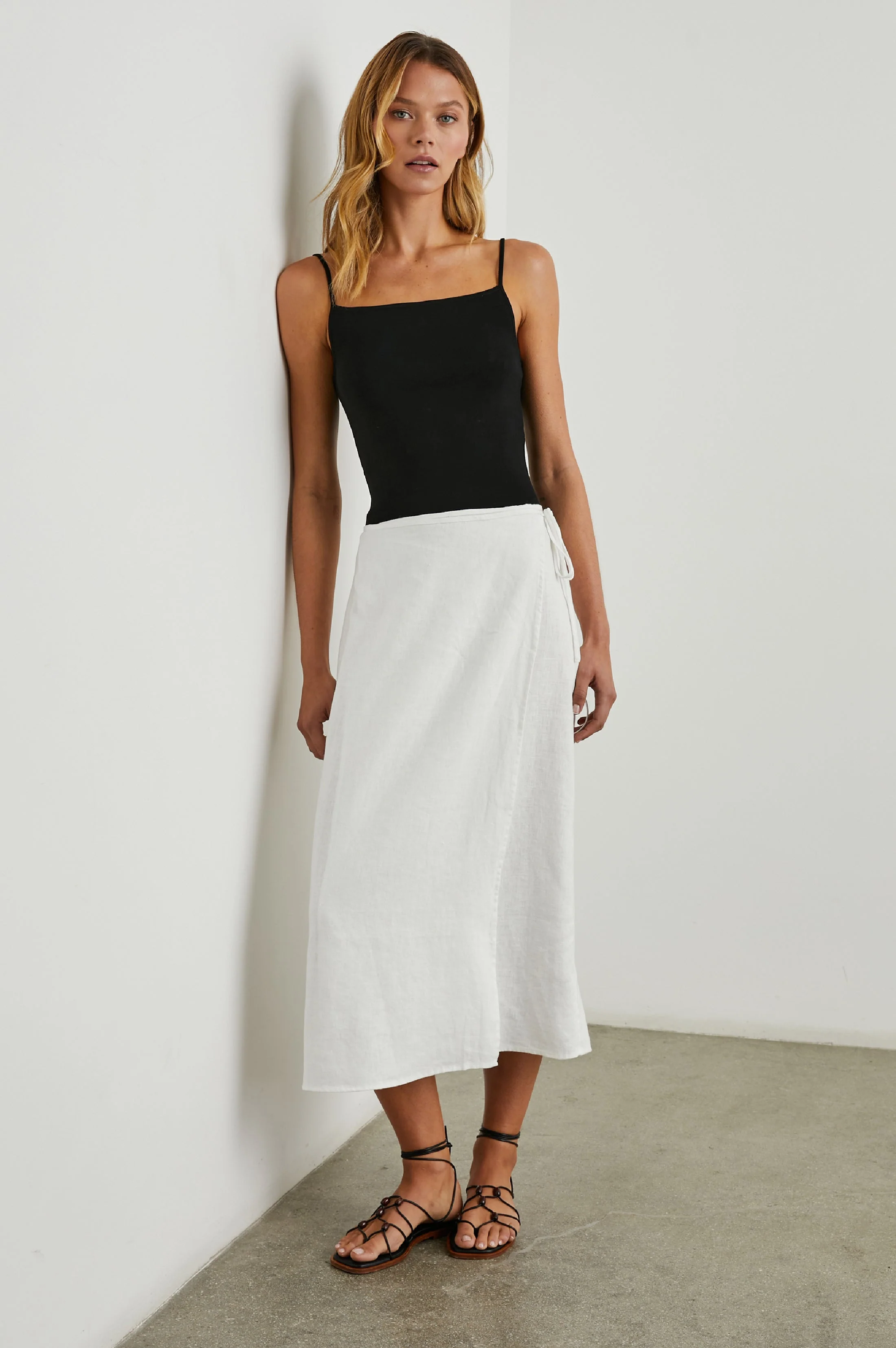 CARLY SKIRT - WHITE - Image 4