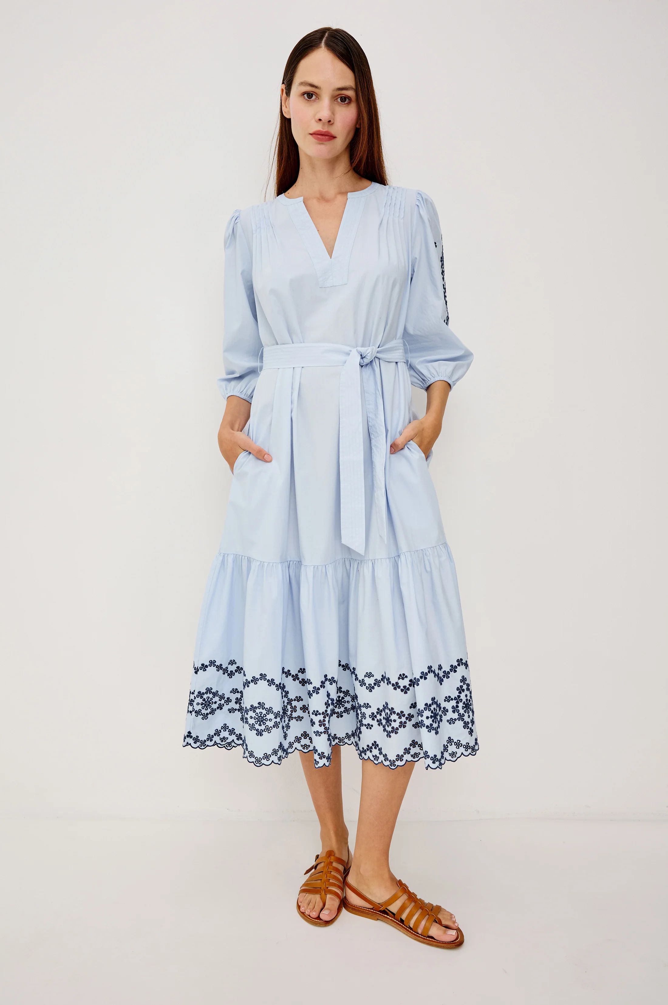 CARMEL DRESS - BLUE BIRD