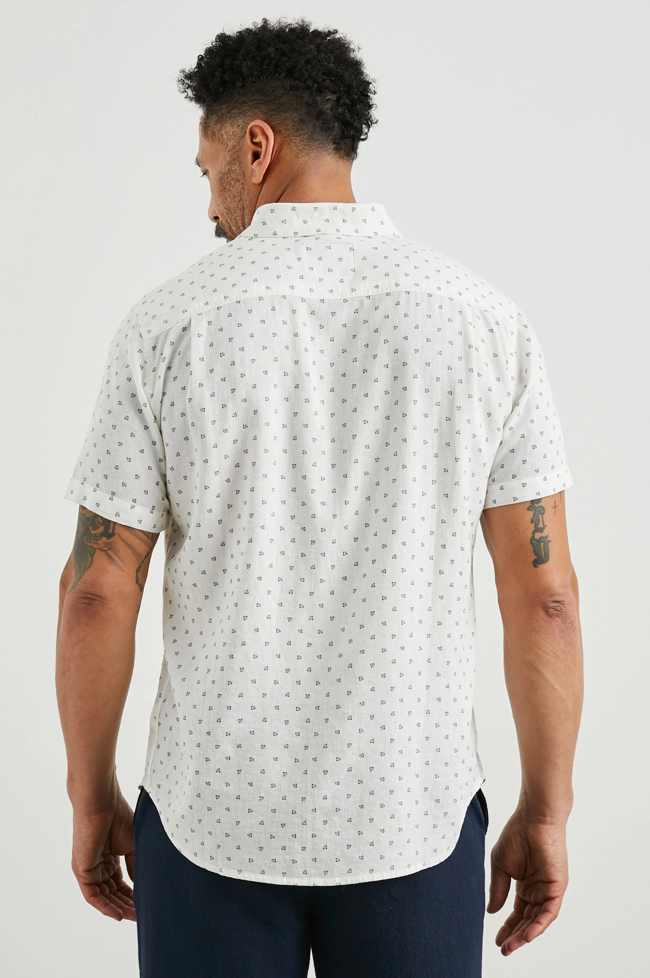 CARSON SHIRT - AUTUMN CALICO WHITE - Image 5