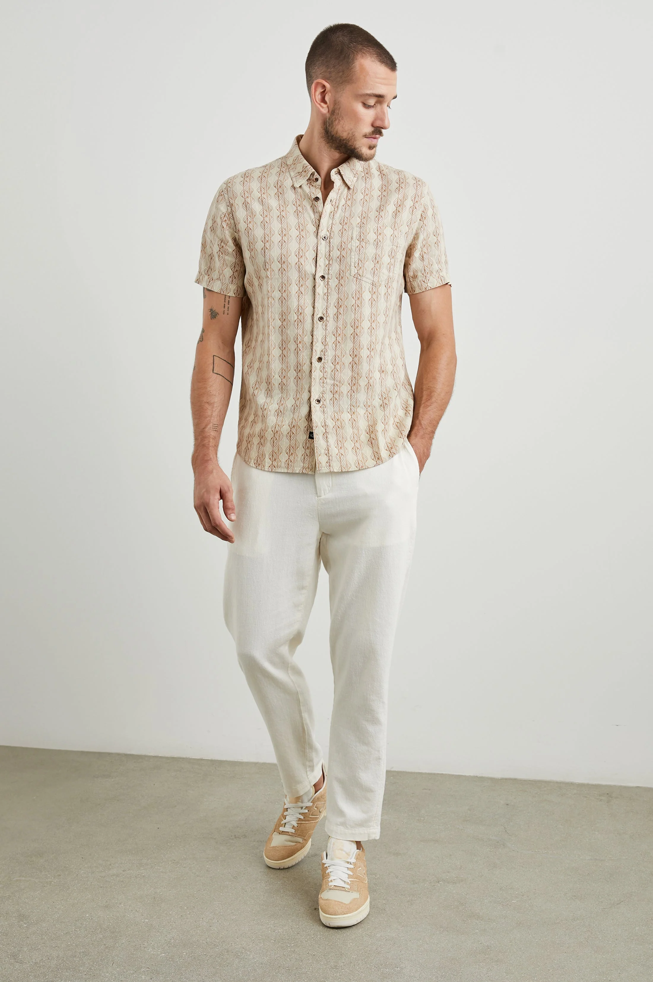 CARSON SHIRT - CHERUB SPRING OCHRE - Image 4