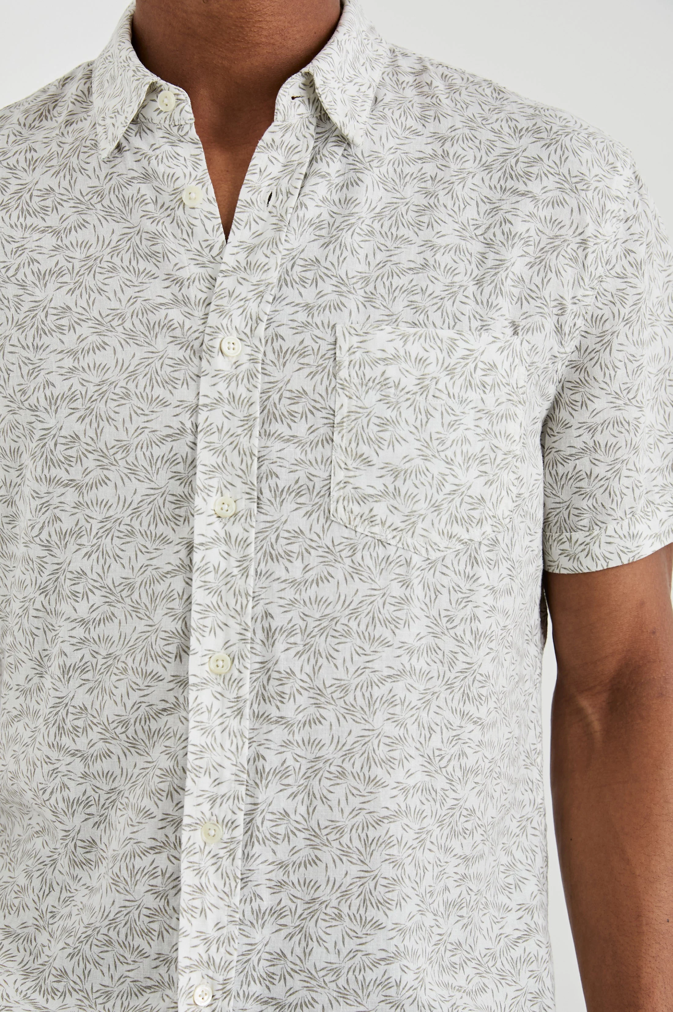 CARSON SHIRT - CROP CIRCLE WHITE - Image 2