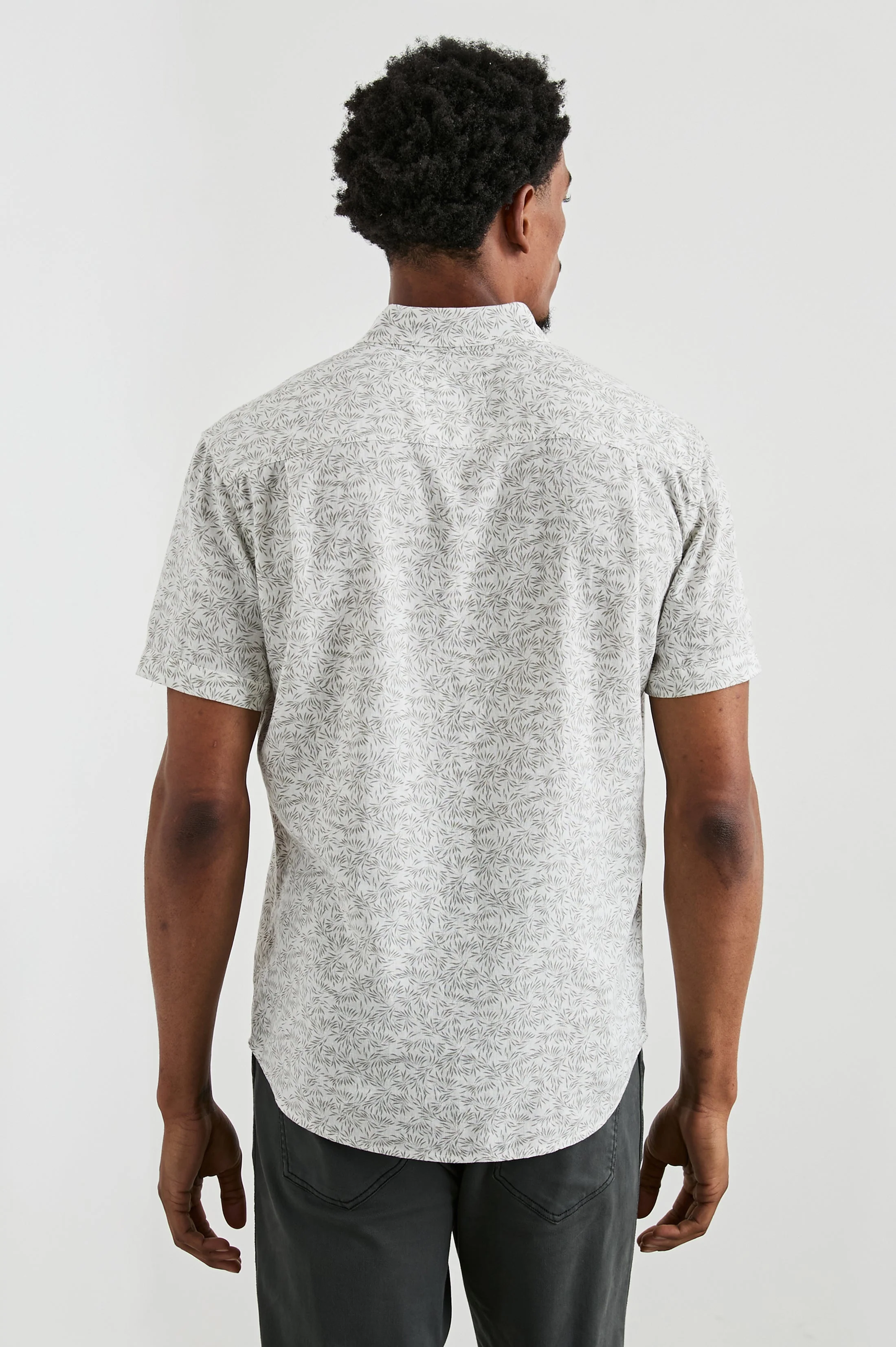 CARSON SHIRT - CROP CIRCLE WHITE - Image 4