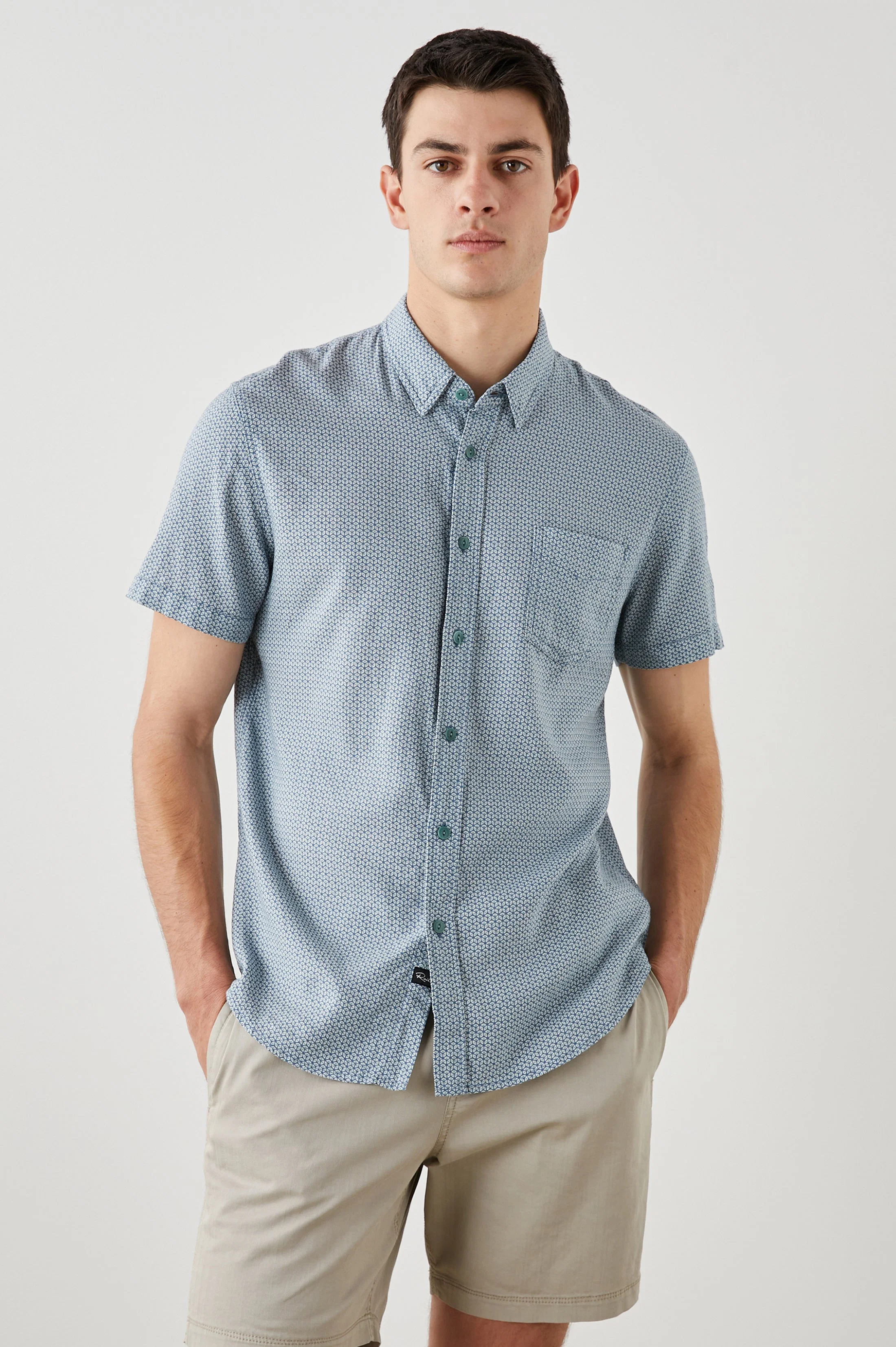 CARSON SHIRT - FRESCO NAVY INDIGO - Image 3