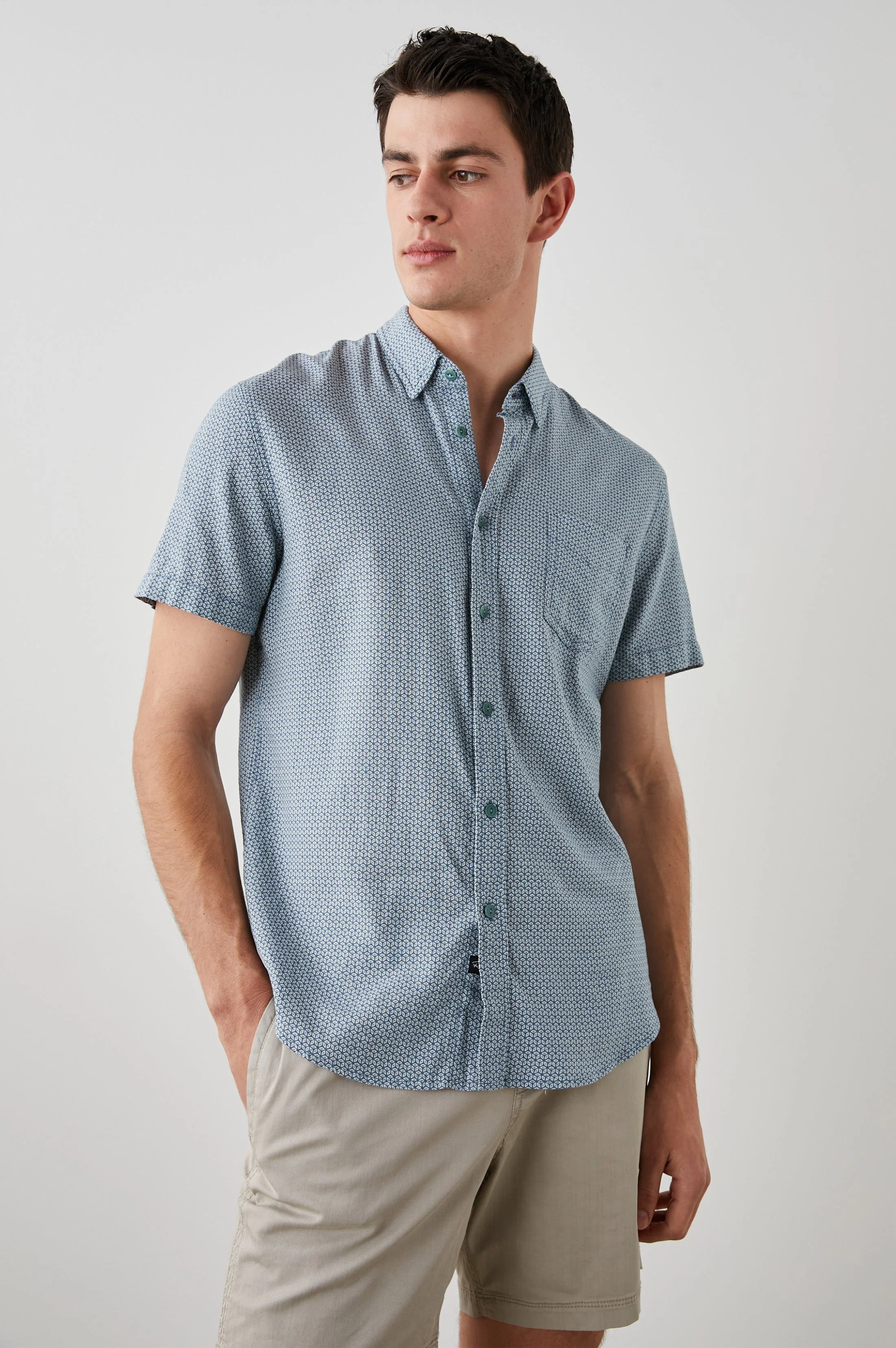 CARSON SHIRT - FRESCO NAVY INDIGO - Image 4