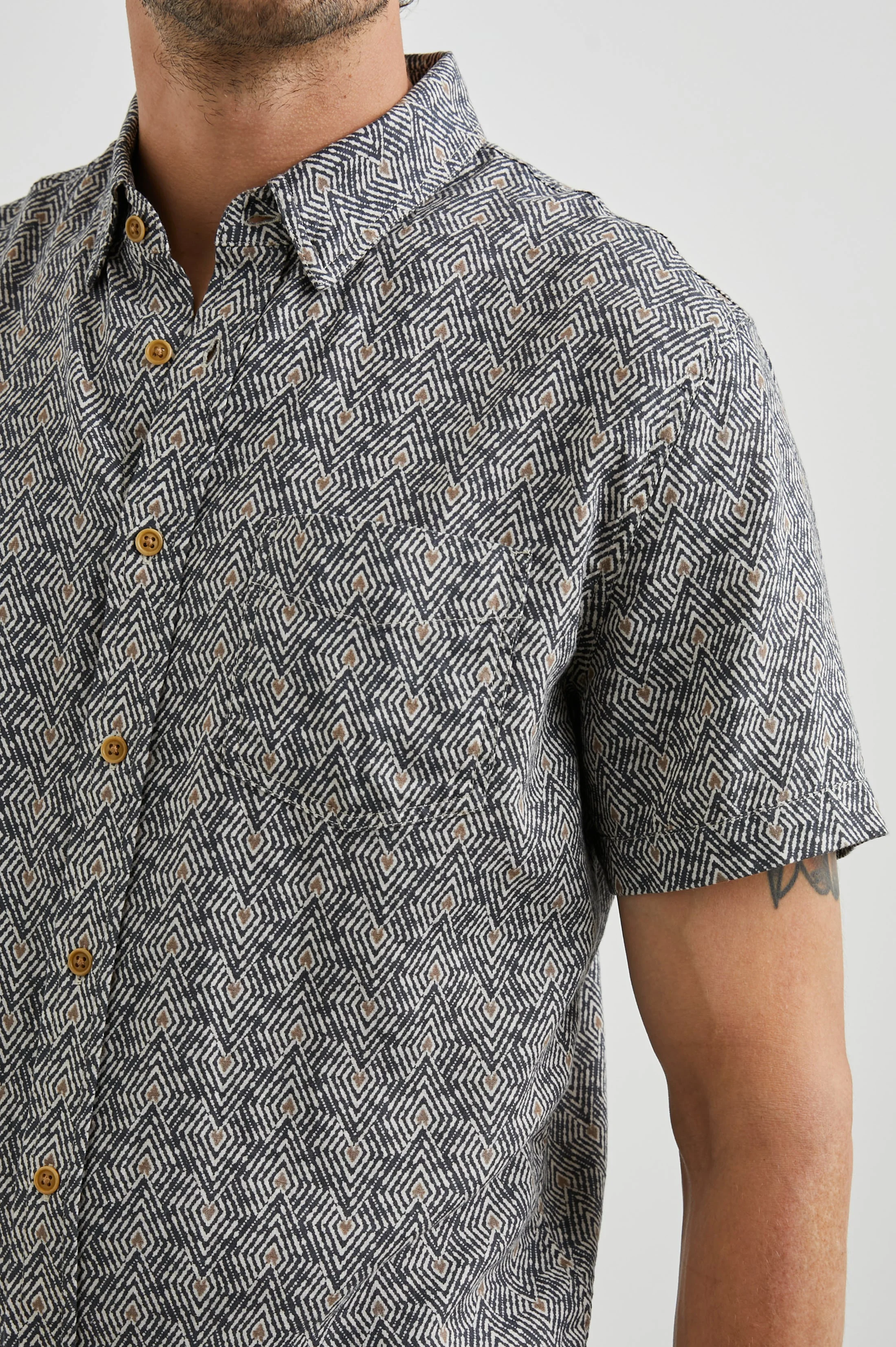 CARSON SHIRT - TRIBAL BATIK CELESTIAL - Image 2