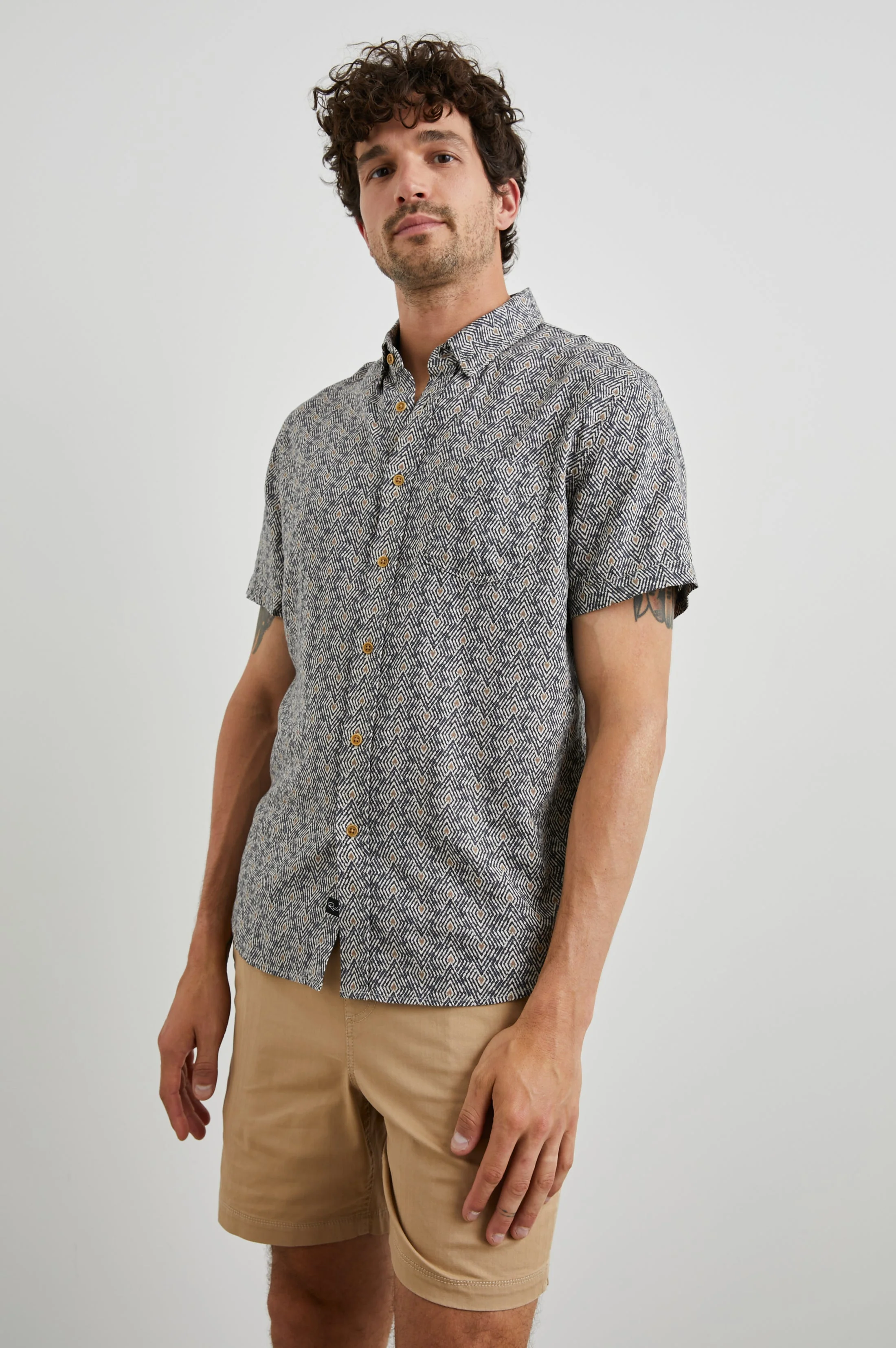 CARSON SHIRT - TRIBAL BATIK CELESTIAL - Image 3