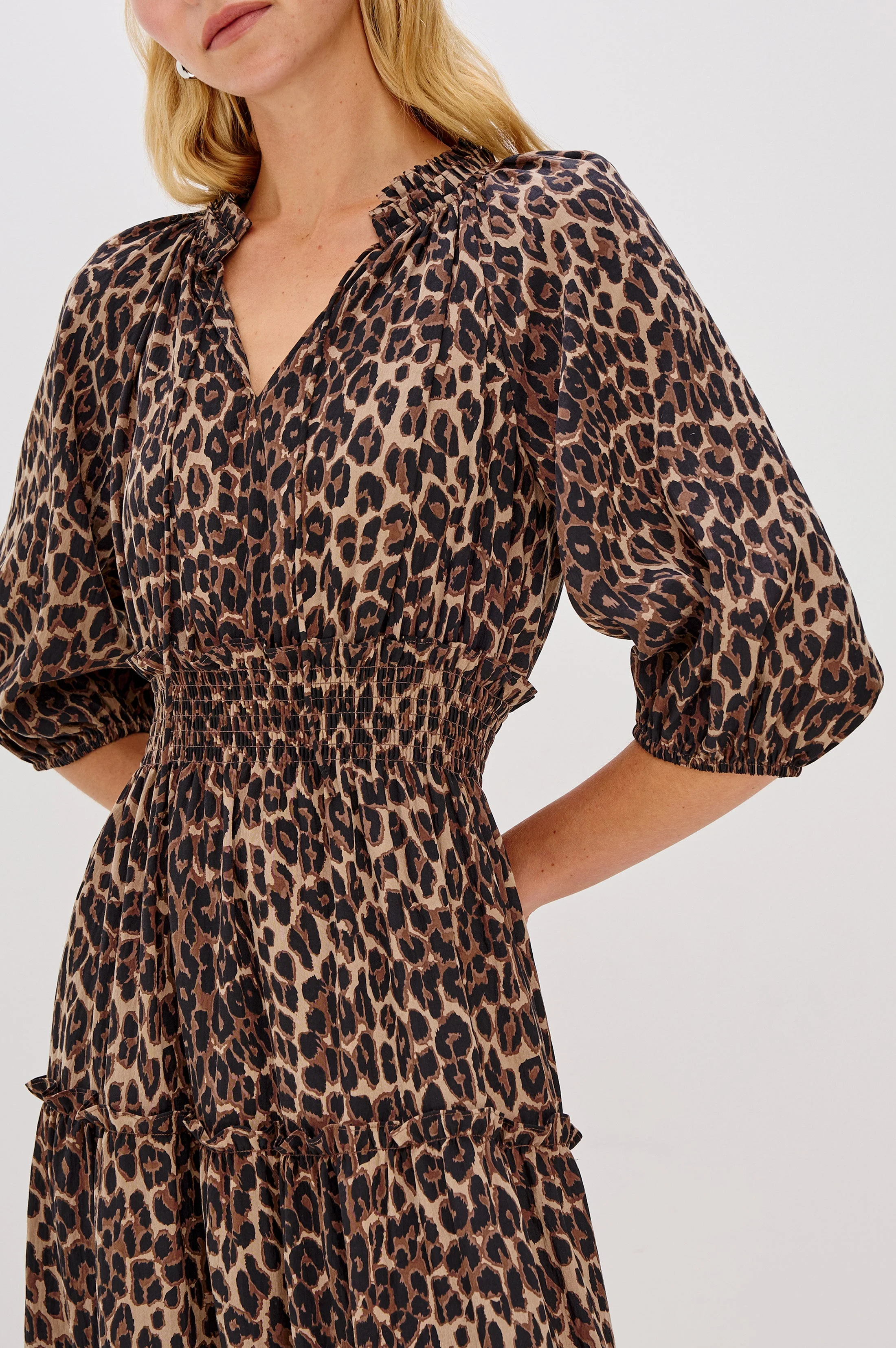 CATERINE DRESS - BROWN NALA - Image 2