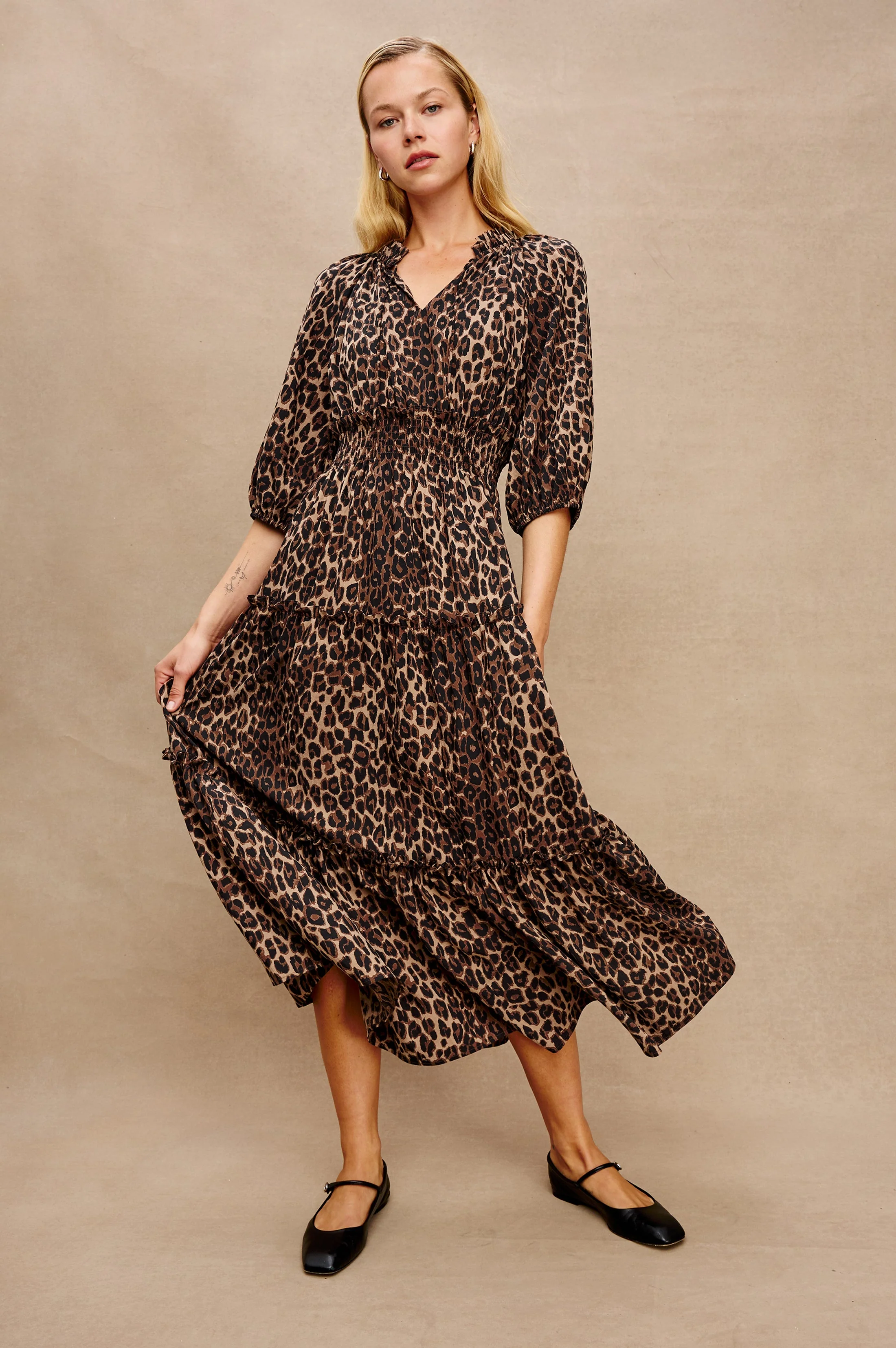 CATERINE DRESS - BROWN NALA - Image 3